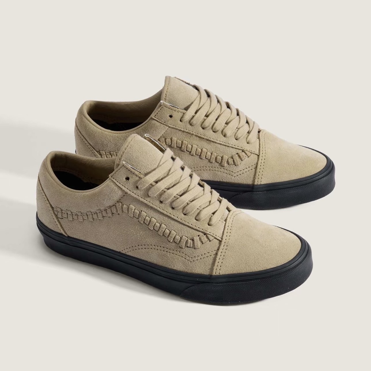 VANS OLD SCHOOL CRAFT STRIPE 卡其 麂皮 復古 男女同款 秋冬氛圍 VN000E9TDRT