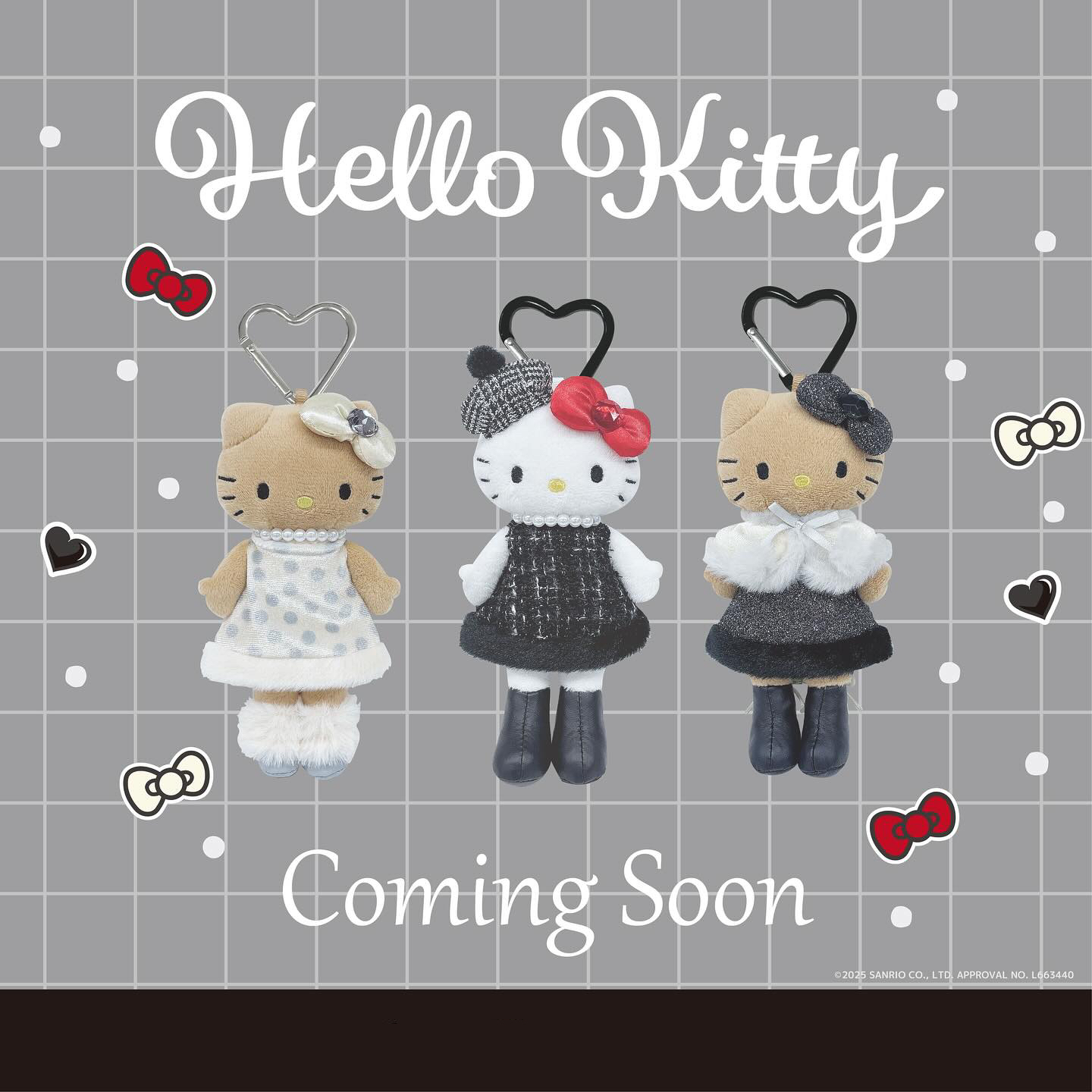 請單獨下單此商品┃KITTY 小香風 貴婦風 長腿 吊飾