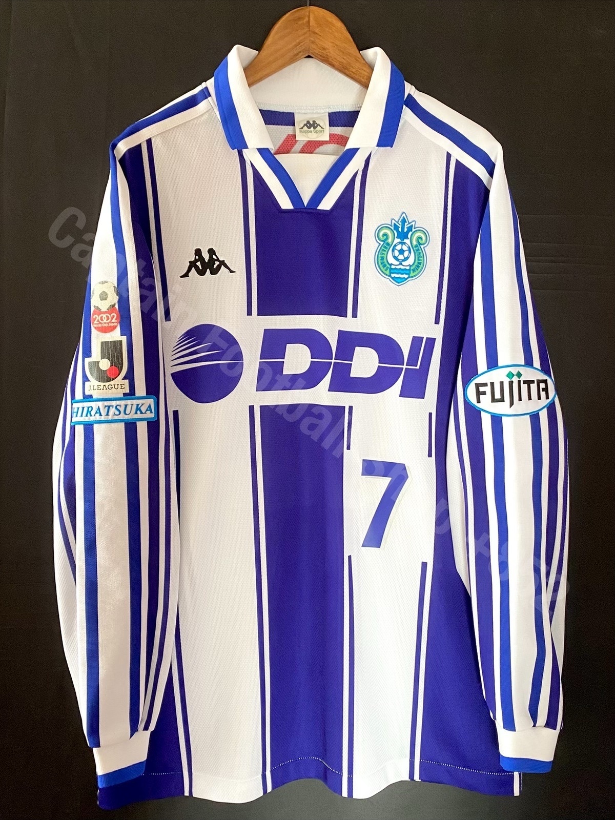 (更衣室版) 平塚比馬 1997 Kappa 杯賽作客長䄂更衣室球員版 #7 HIDETOSHI NAKATA