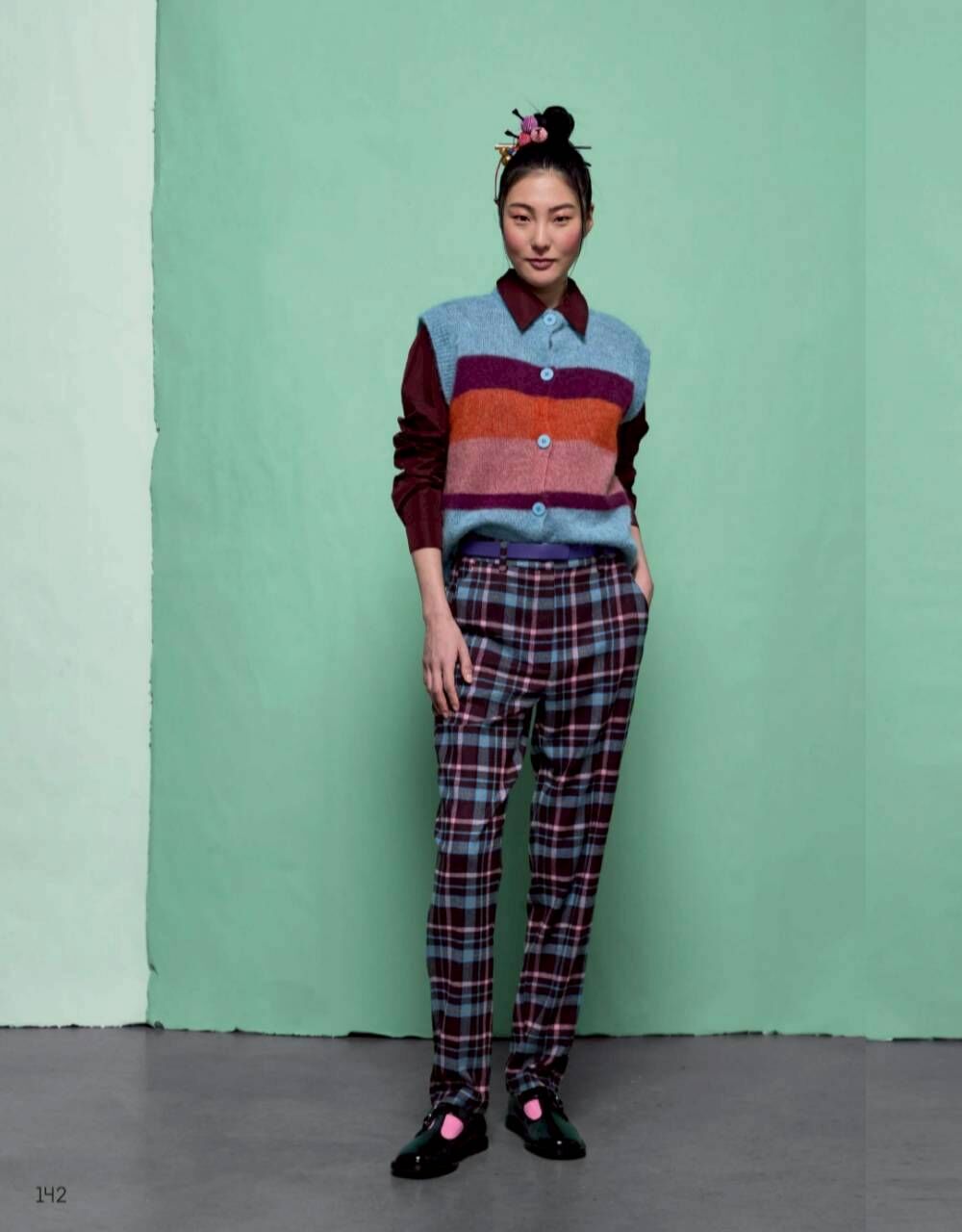 NIU 京都文藝漸層毛海背心