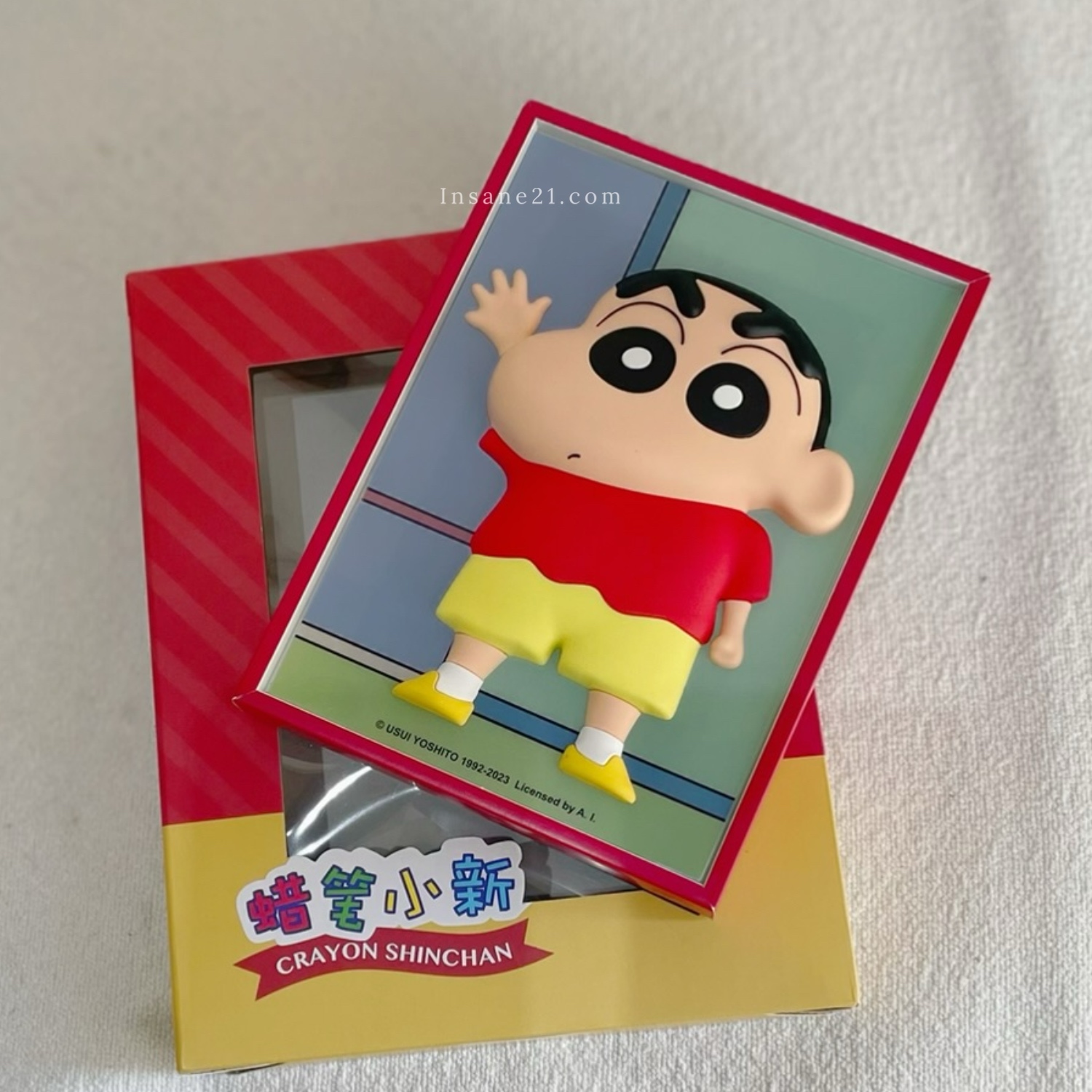 蠟筆小新 冰箱貼 打招呼款 磁鐵 造型擺設 居家
