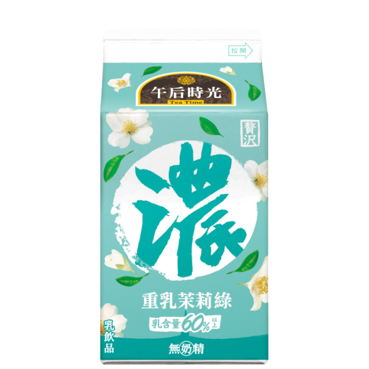 午后時光-重乳茉莉綠奶茶 375ml