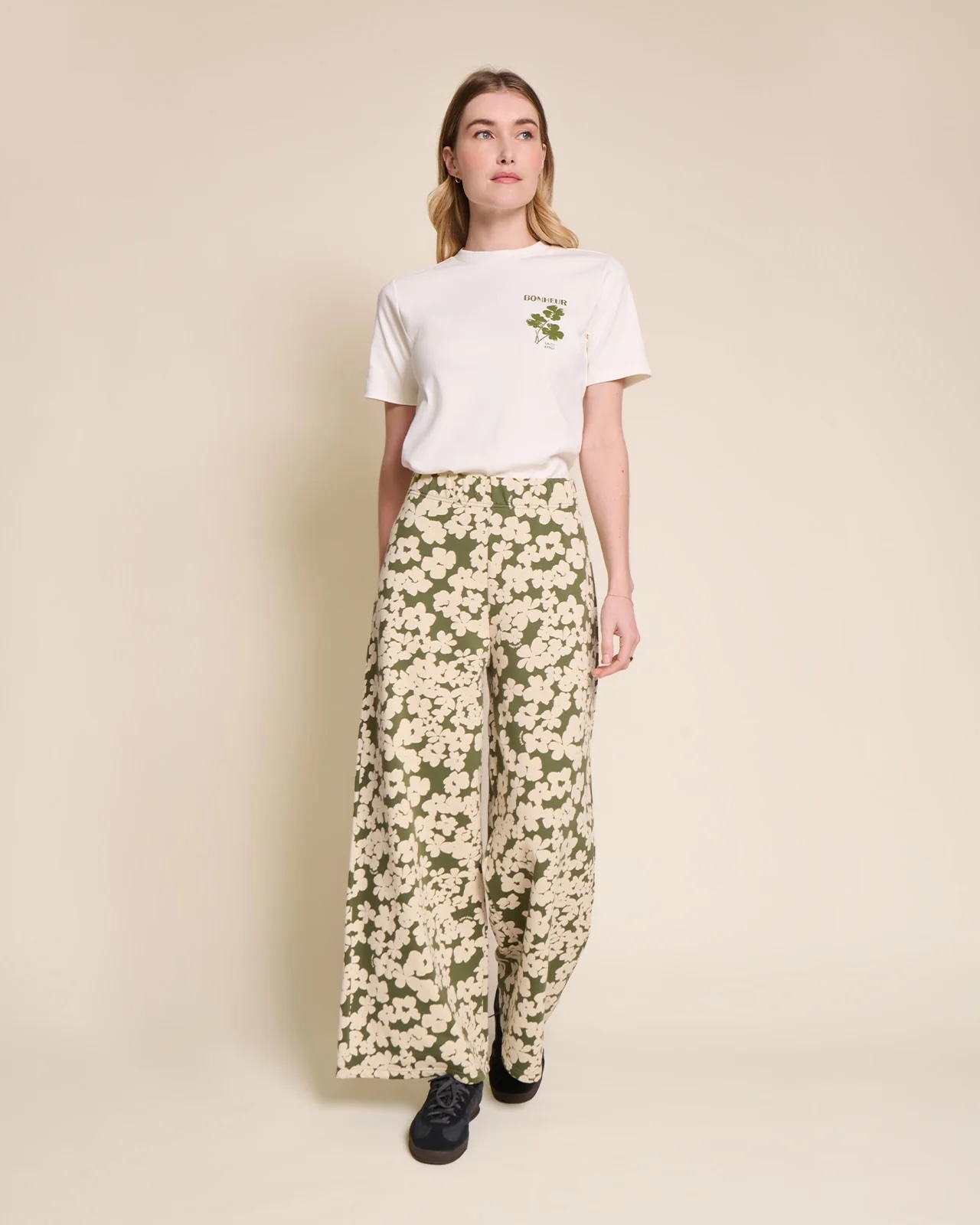 Pauline Organic Cotton Pants — Wildflowers | émoi émoi