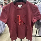 [S] CALVIN KLEIN BIG LOGO TEE,MAROON, SP47602195-40WL271201 (SCK793)