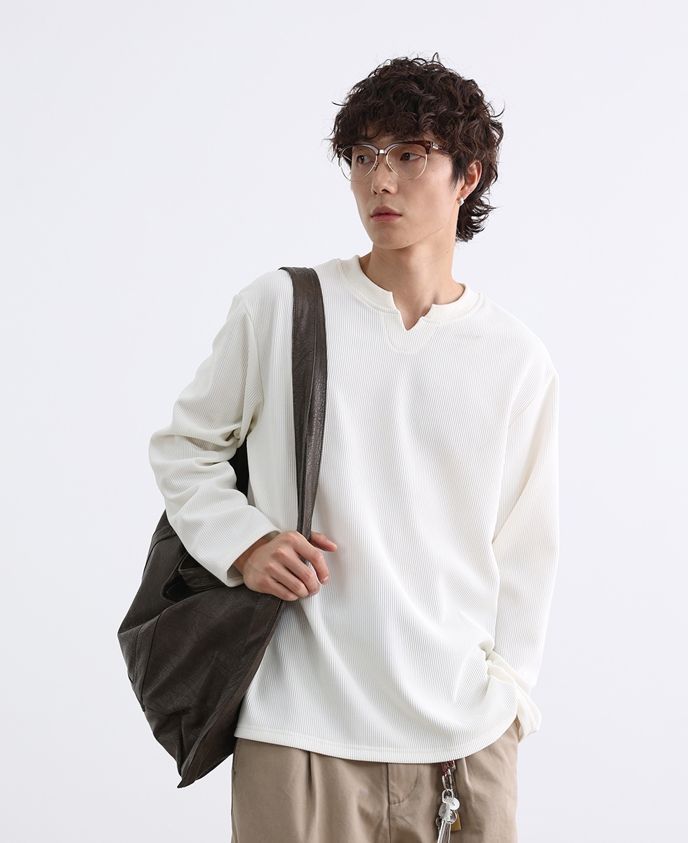 10M05 小V領知性風直條紋上衣 兩色