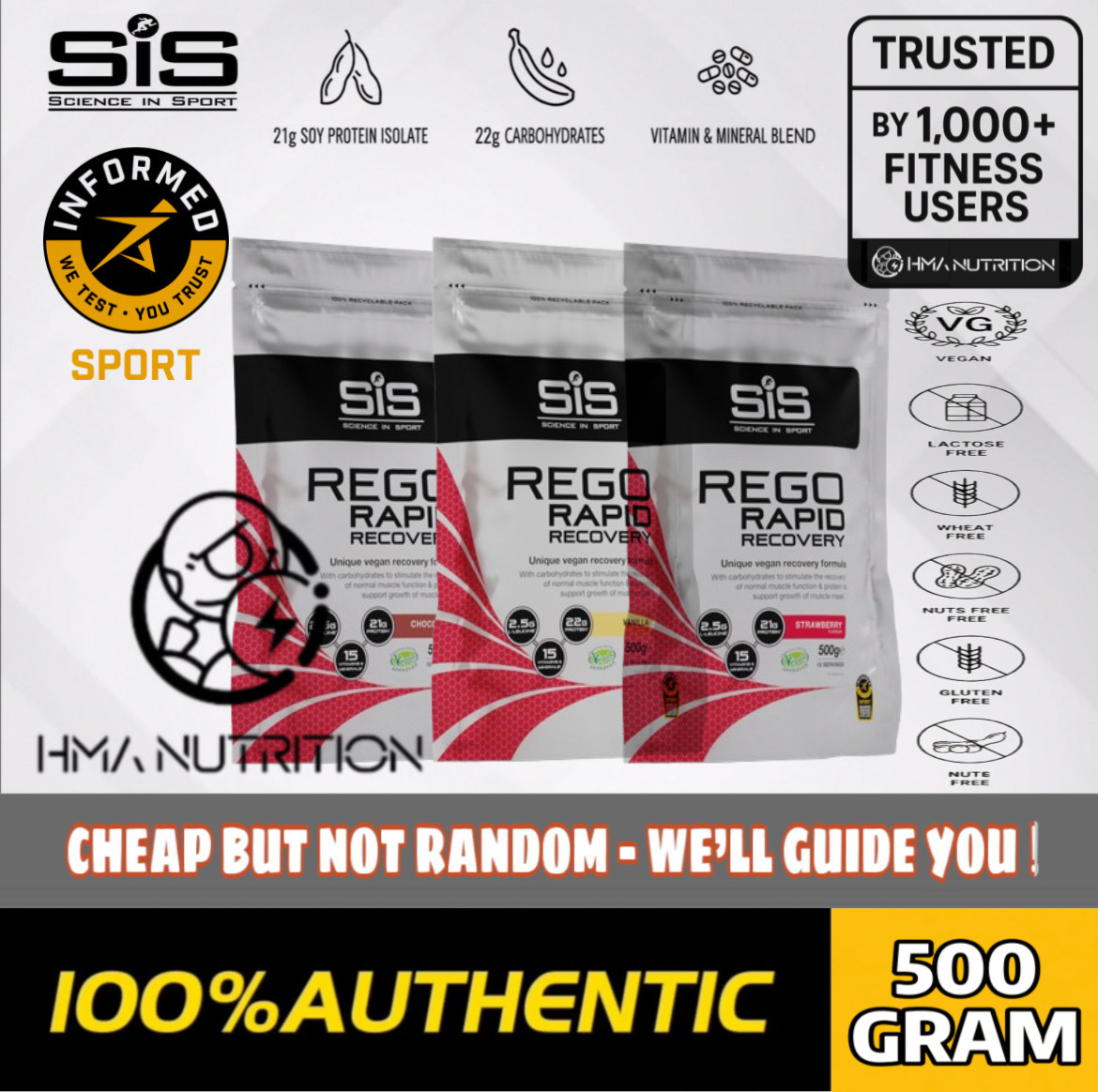 SIS Rego Rapid Recovery (500g)