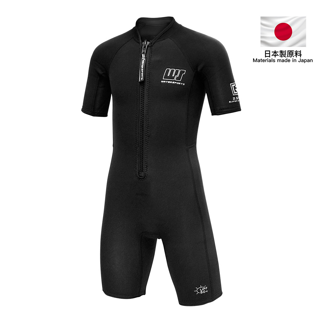 2.5mm 兒童 YAMAMOTO CR 游泳連身保暖衣 - 黑