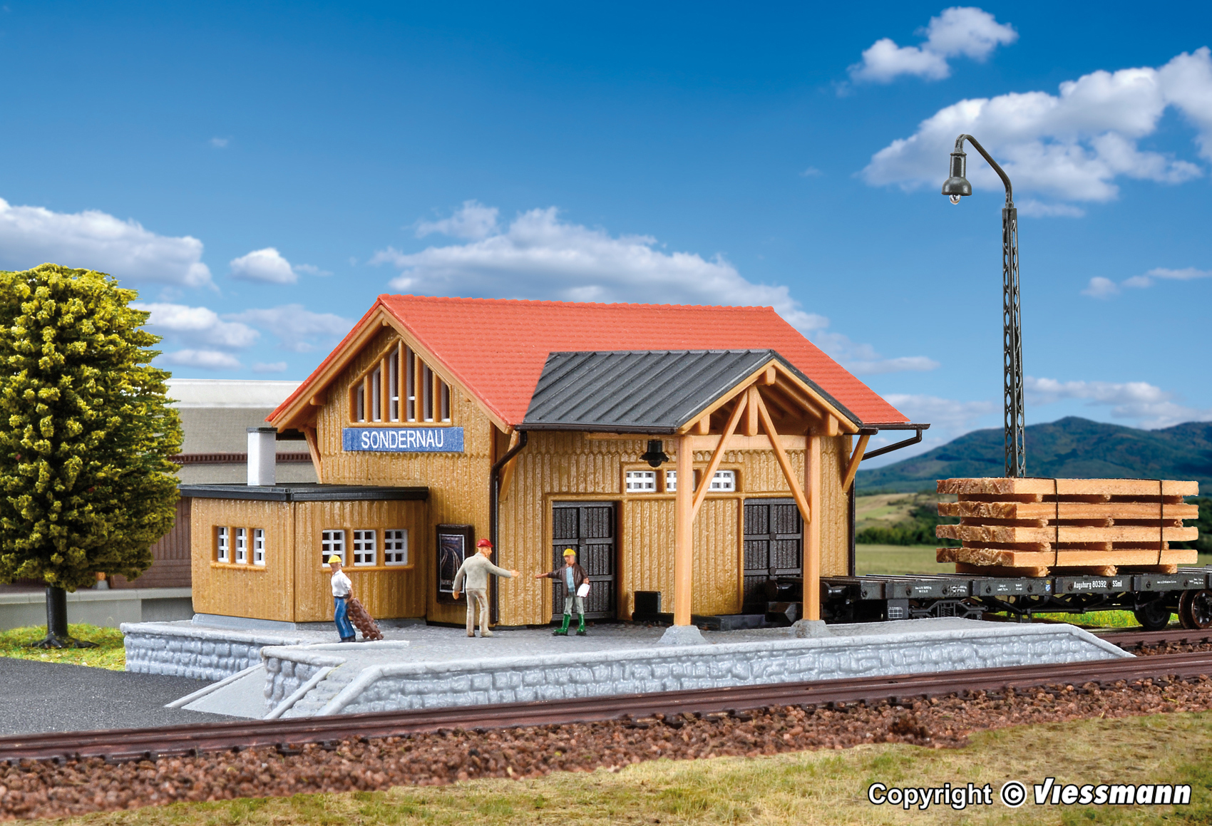 Kibri 37804 N規 松德瑙貨棚.套件