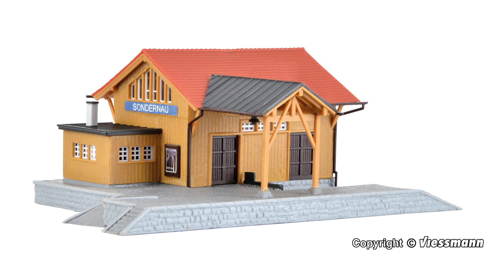 Kibri 37804 N規 松德瑙貨棚.套件