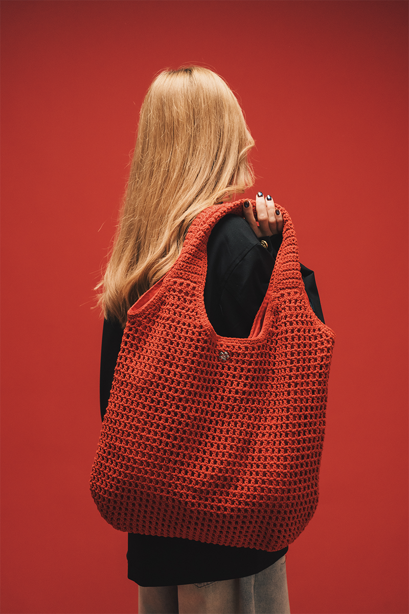 HANA Woven Shoulder Bag｜Red｜Hong Kong Original Design