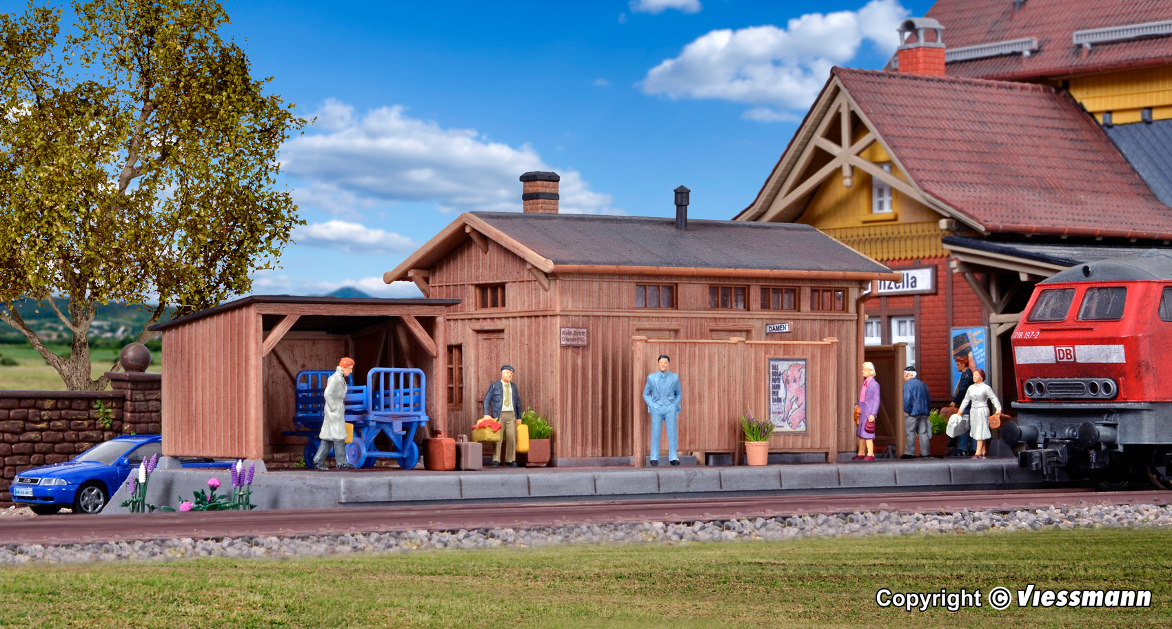 Kibri 39349 HO規 附設遮蔽處.套件