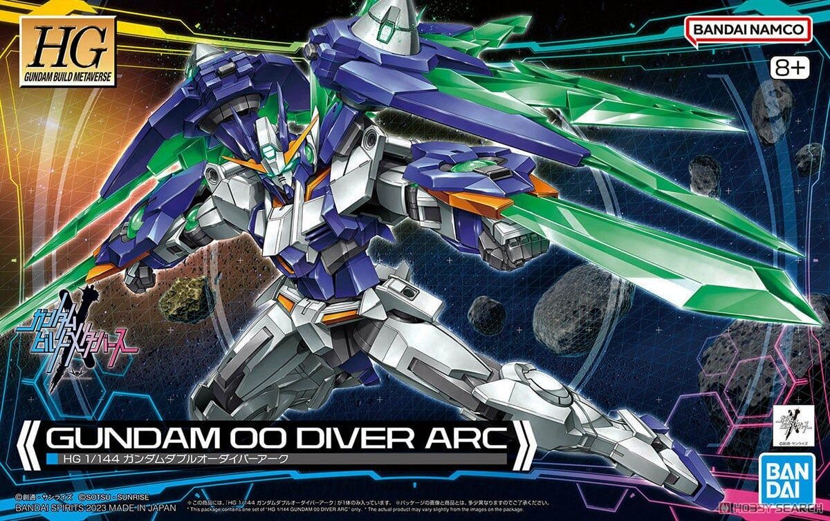 HG Gundam 00 Diver Arc 高達 00 潛行者 已開未砌無盒無說明書