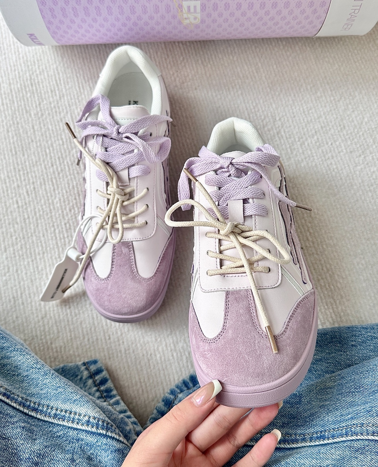 KILLWINNER SHOOTING STAR 張員瑛同款德訓鞋 芋頭紫