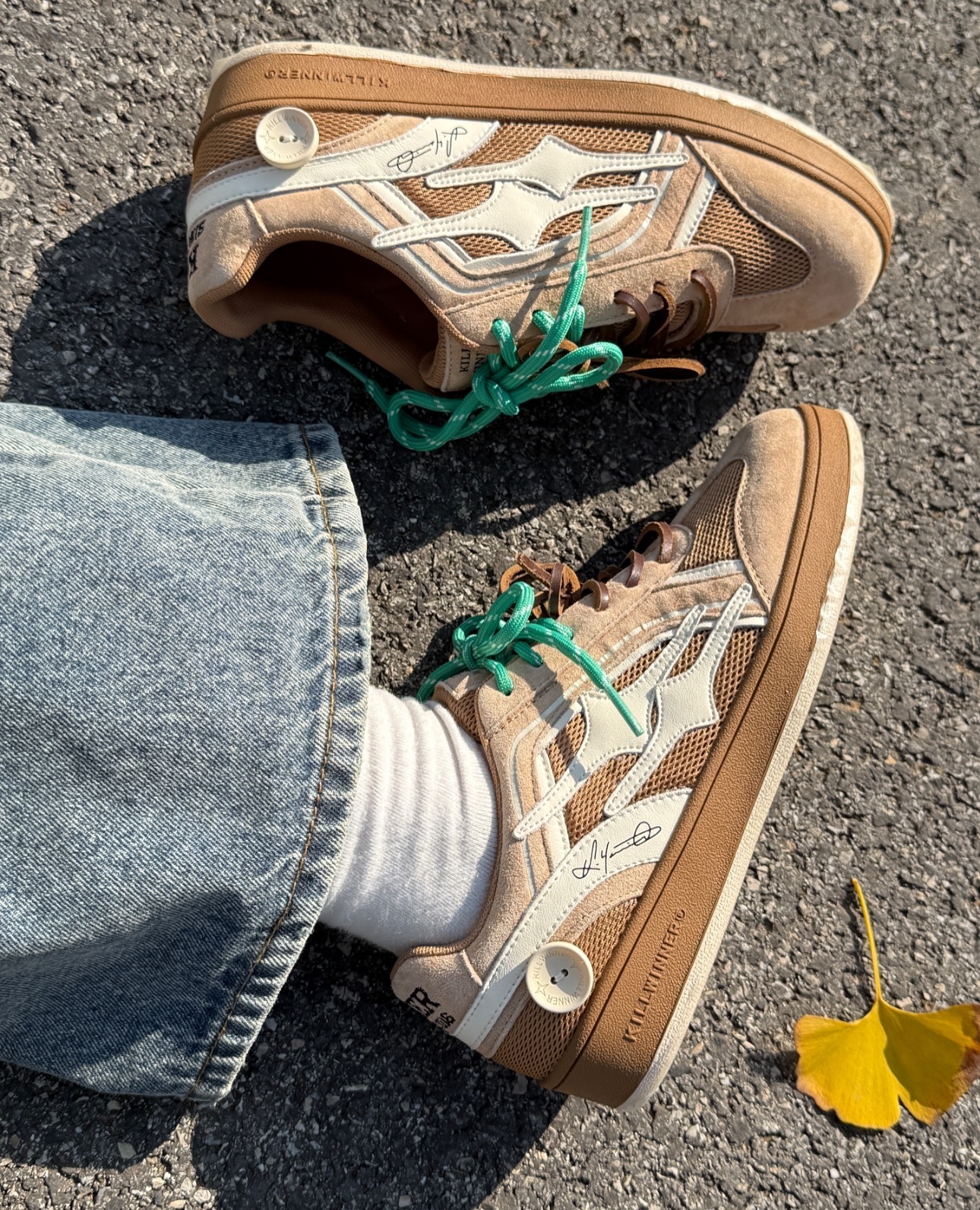 KILLWINNER SHOOTING STAR 張員瑛同款德訓鞋  咖啡色