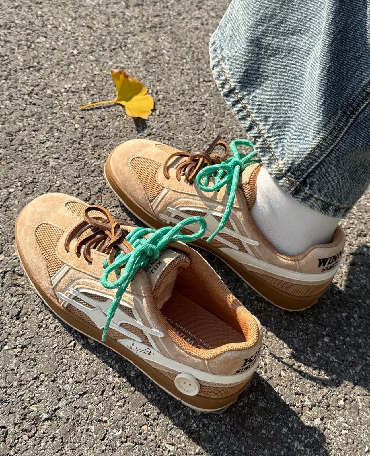 KILLWINNER SHOOTING STAR 張員瑛同款德訓鞋  咖啡色