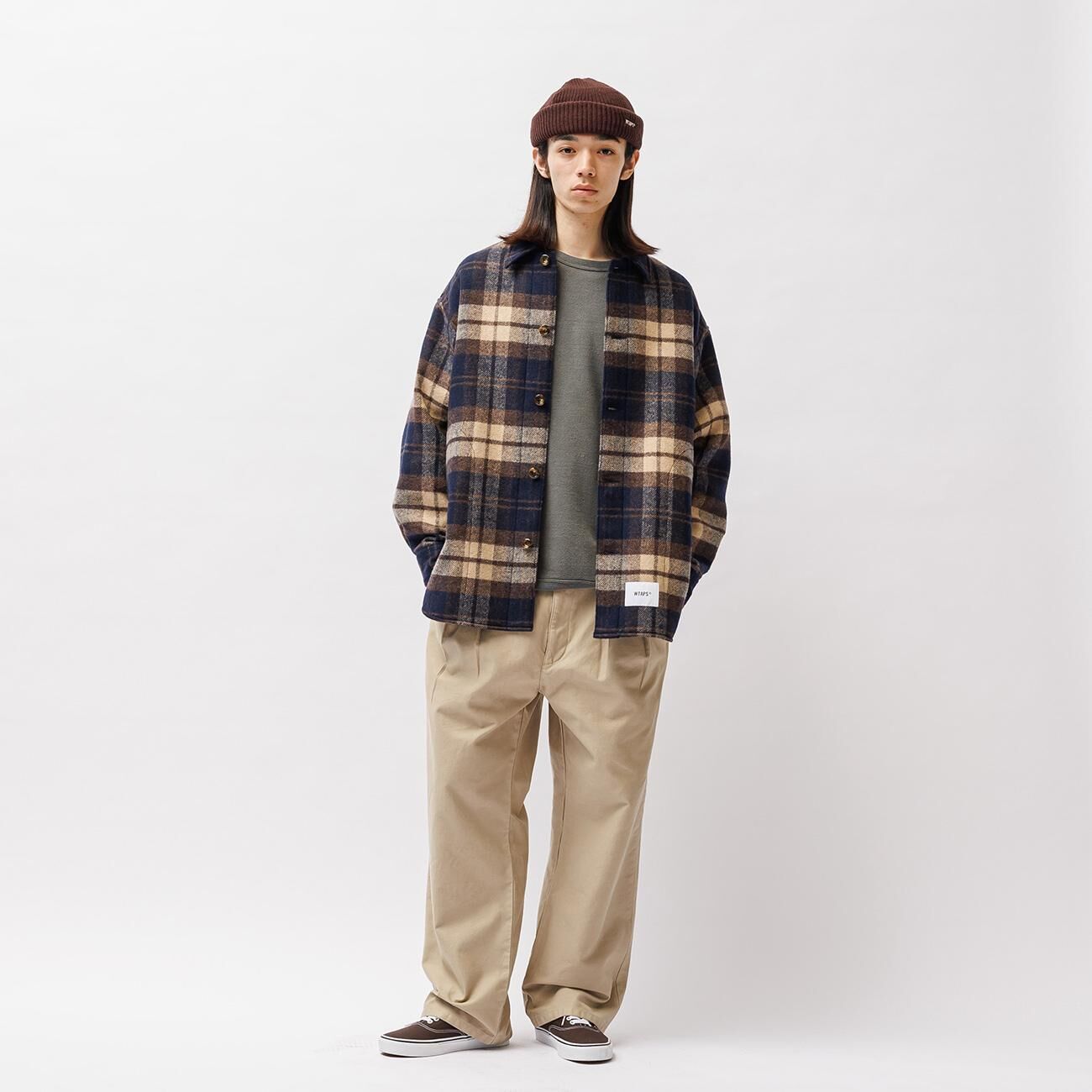 WTAPS 252WVDT-JKM05 WCPO / JACKET / WOPL. MELTON. TEXTI