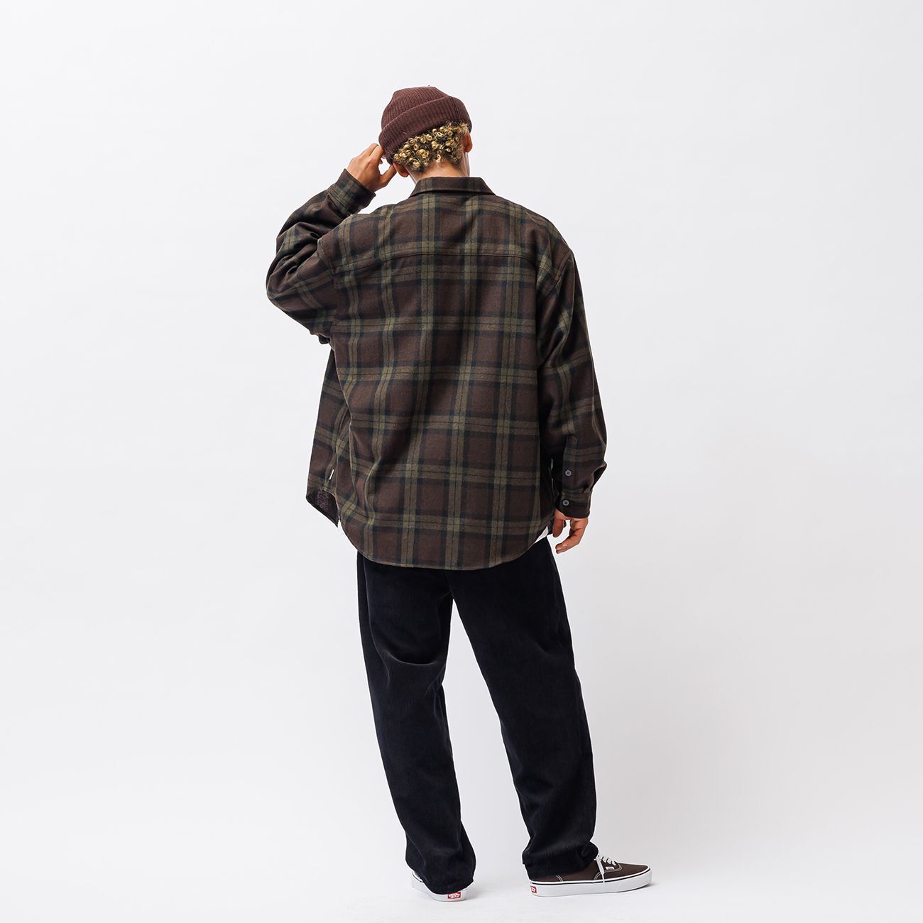 WTAPS 252TQDT-SHM03 TXT 01 / LS / WOPL. TWEED. TEXTILE.