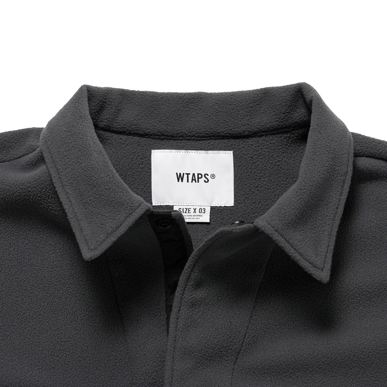 WTAPS 252TQDT-SHM05 OBJ / LS / POLY. FLEECE