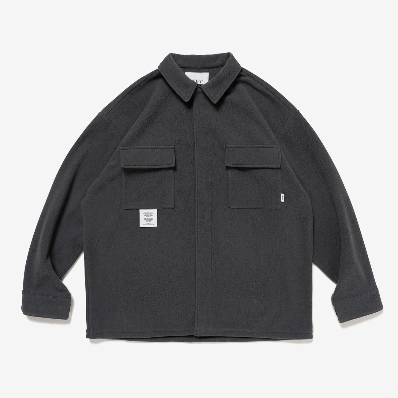 WTAPS 252TQDT-SHM05 OBJ / LS / POLY. FLEECE