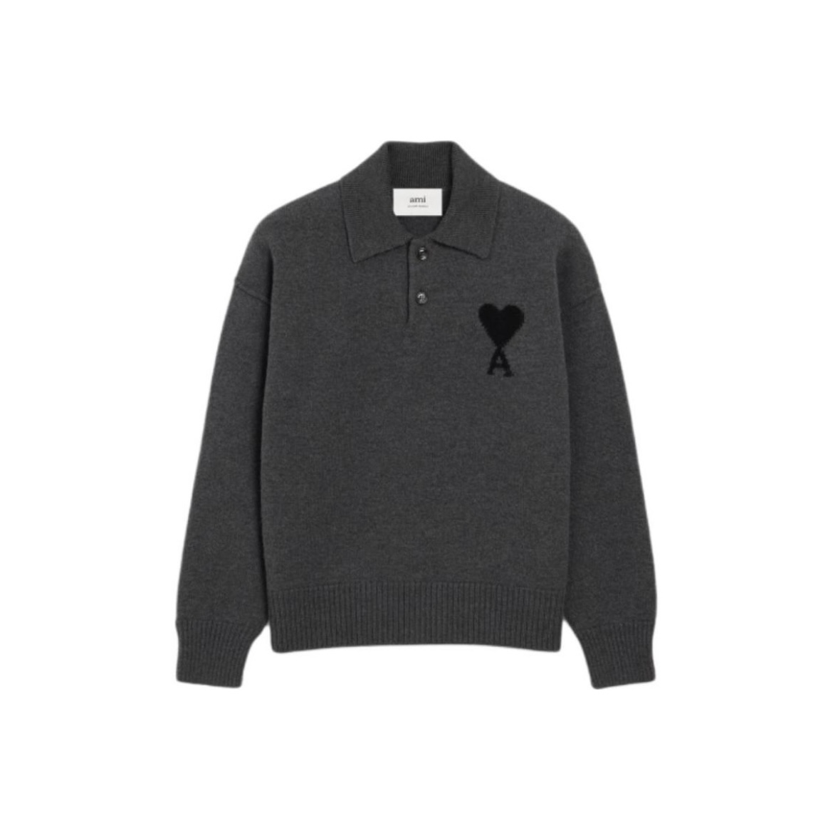 AMl 大愛心毛衣POLO衫 (3色)