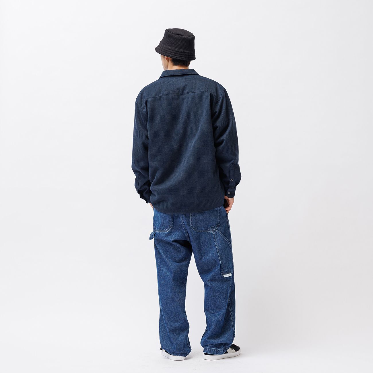 WTAPS 252WVDT-SHM03 CRUMB / LS / POLY. TWEED. TEXTILE