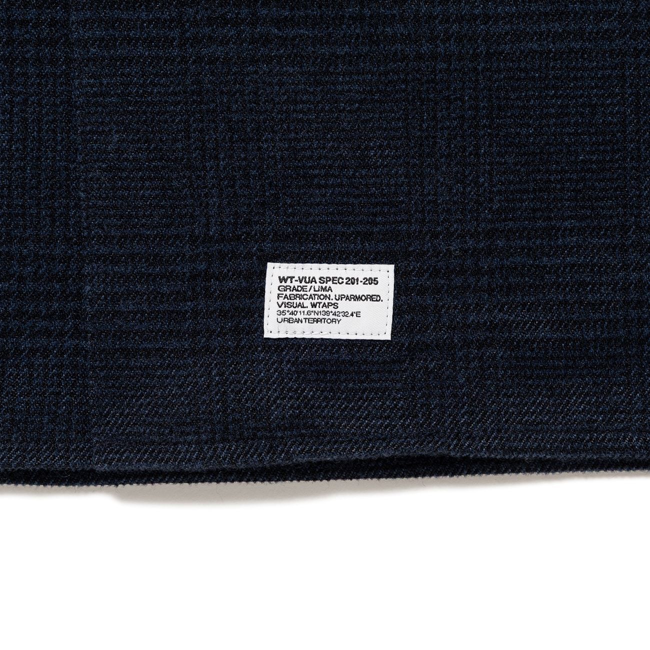 WTAPS 252WVDT-SHM03 CRUMB / LS / POLY. TWEED. TEXTILE