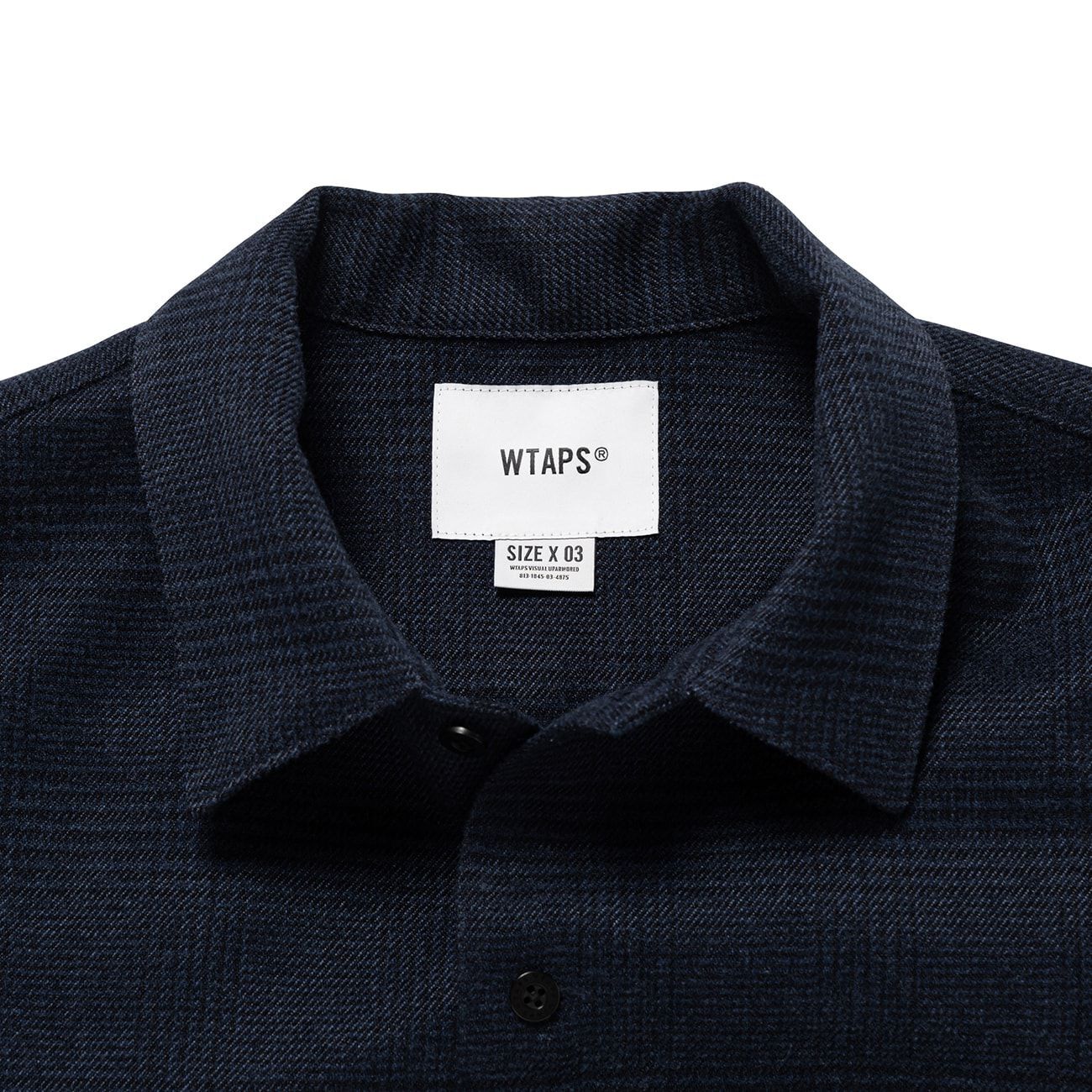 WTAPS 252WVDT-SHM03 CRUMB / LS / POLY. TWEED. TEXTILE