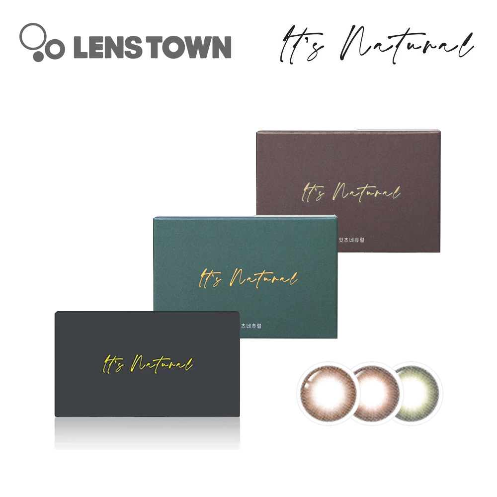 Lenstown It's Natural 3 Months 美瞳 彩色 季拋 隱形眼鏡 1片