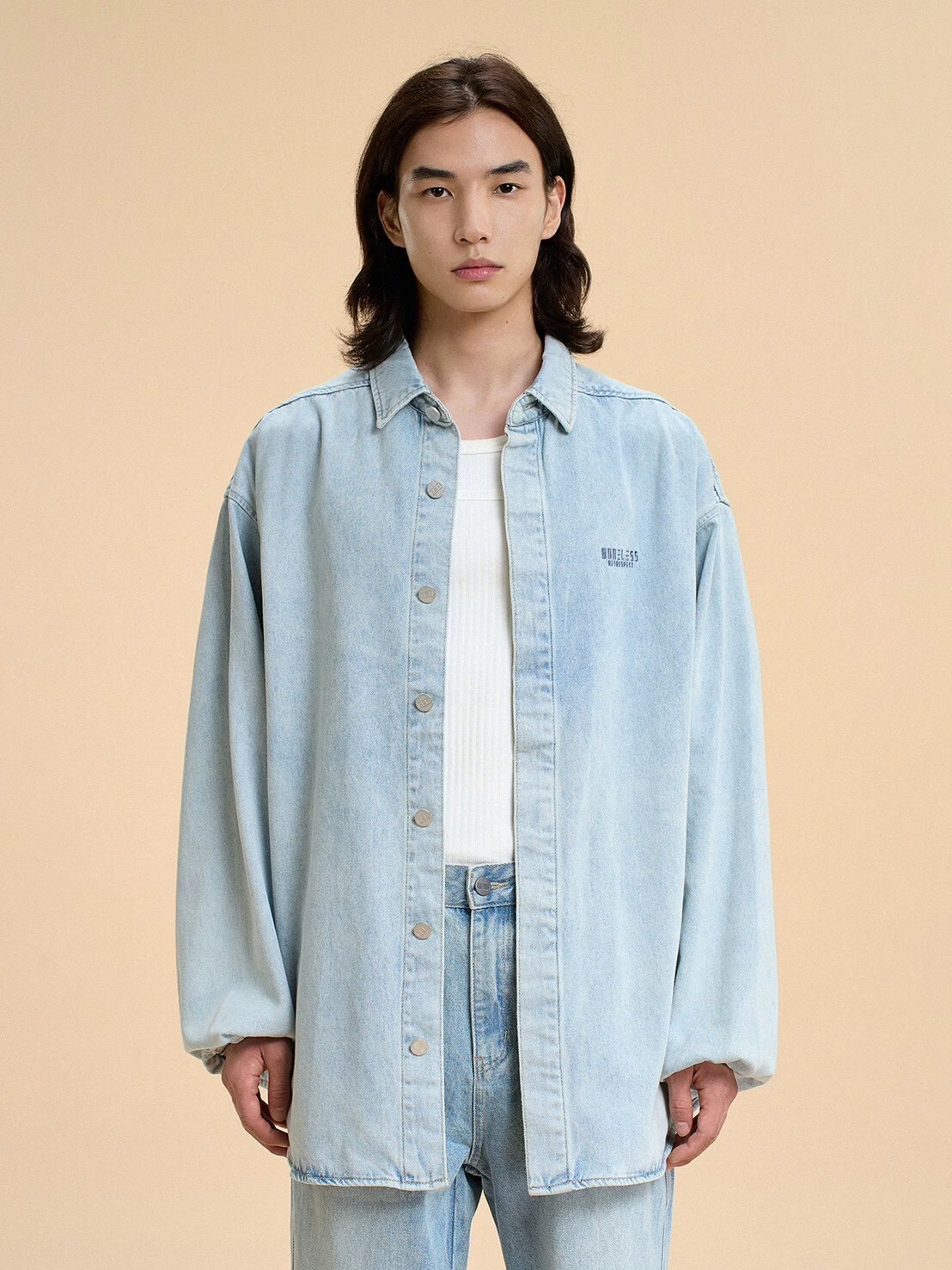 BONELESS 水洗 寬鬆簡約襯衫