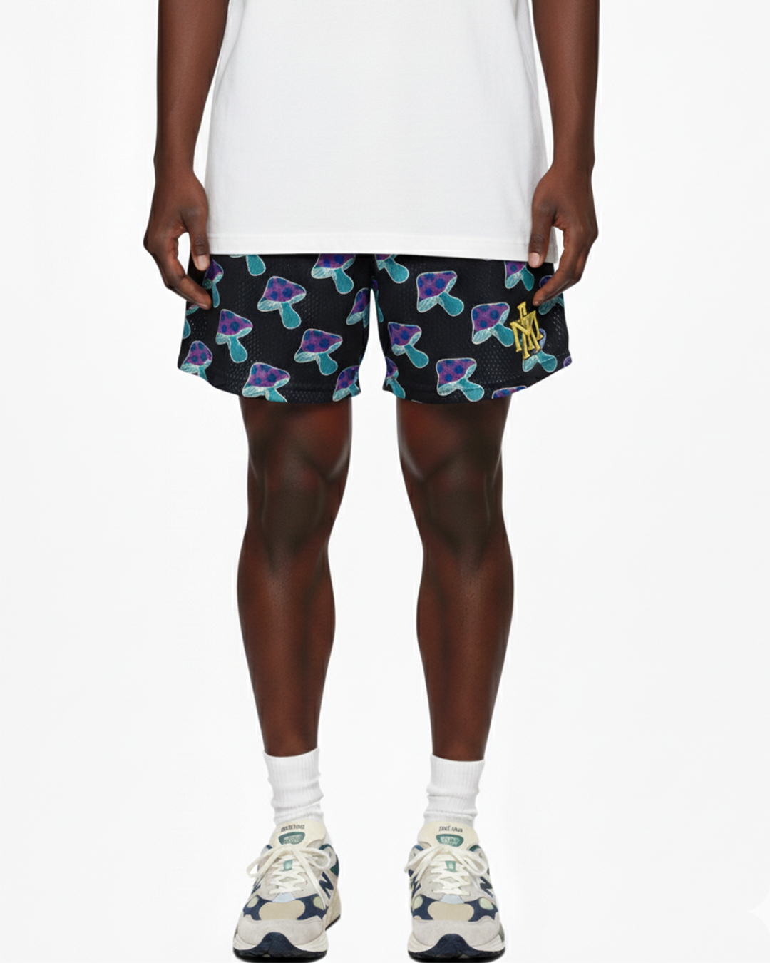 MTA｜Mushroom Mesh Shorts (Black)