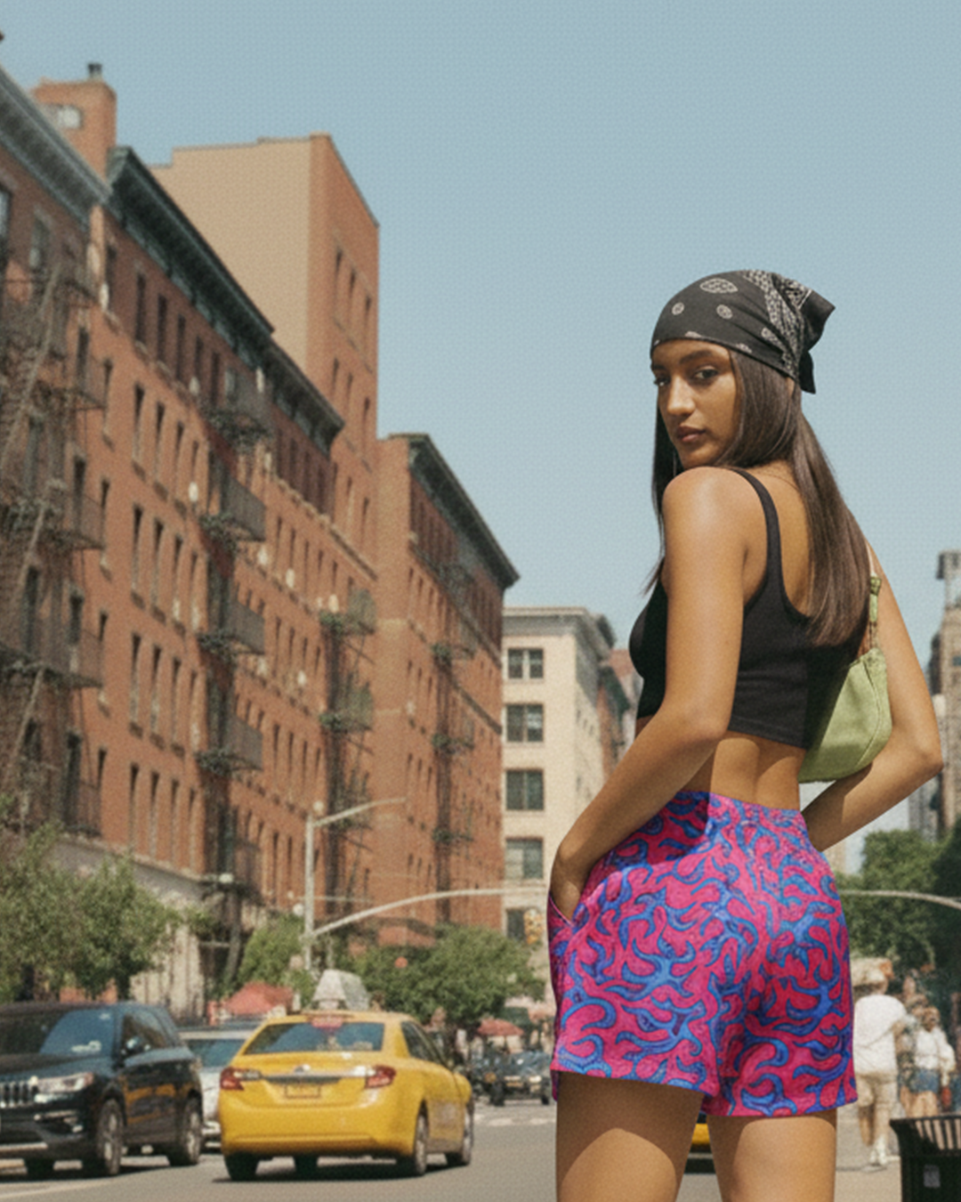 MTA｜Flame Shorts (Pink)