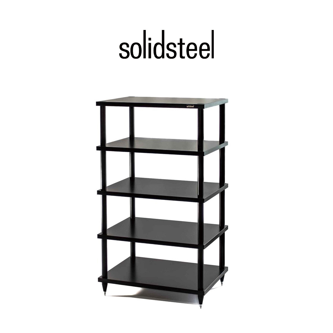 【Solidsteel】S2-5 音響架 五層 黑色 義製 架皇  公司貨 層架 置物
