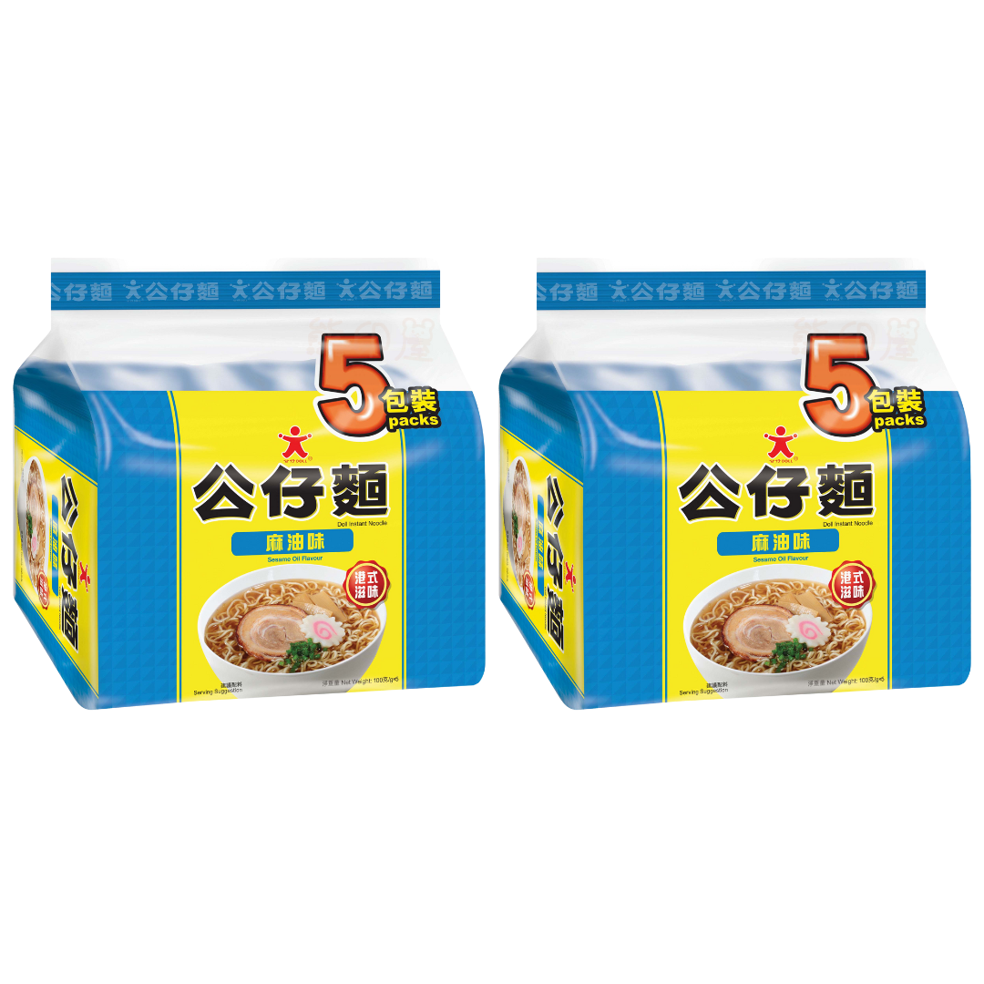 公仔點心 - 公仔麵 麻油味 500g x2