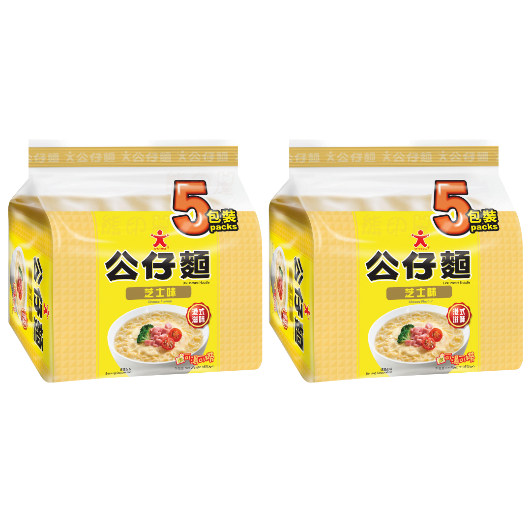 公仔點心 - 公仔麵 芝士味 475g x2
