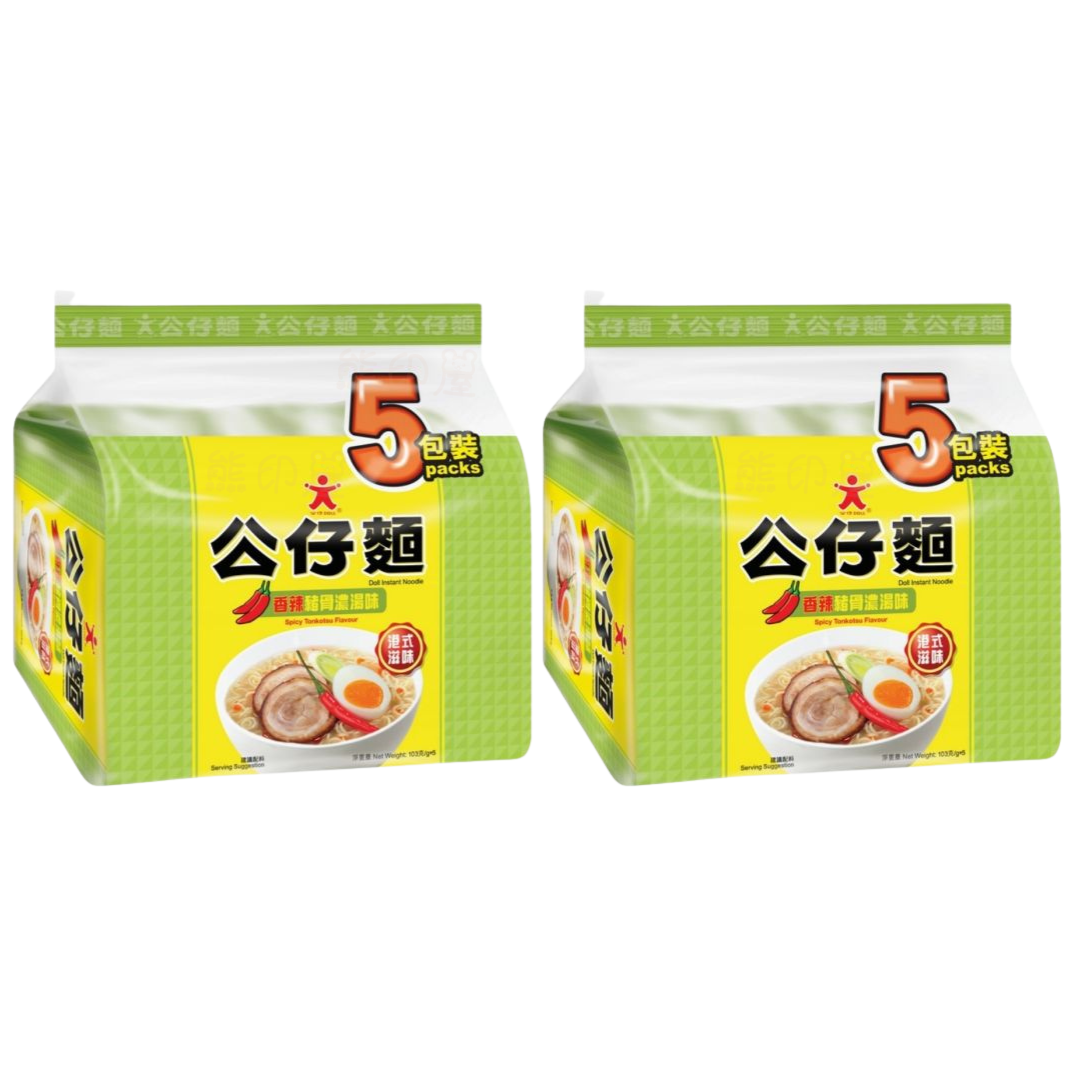 公仔點心 - 公仔麵 香辣豬骨濃湯味 515g x2
