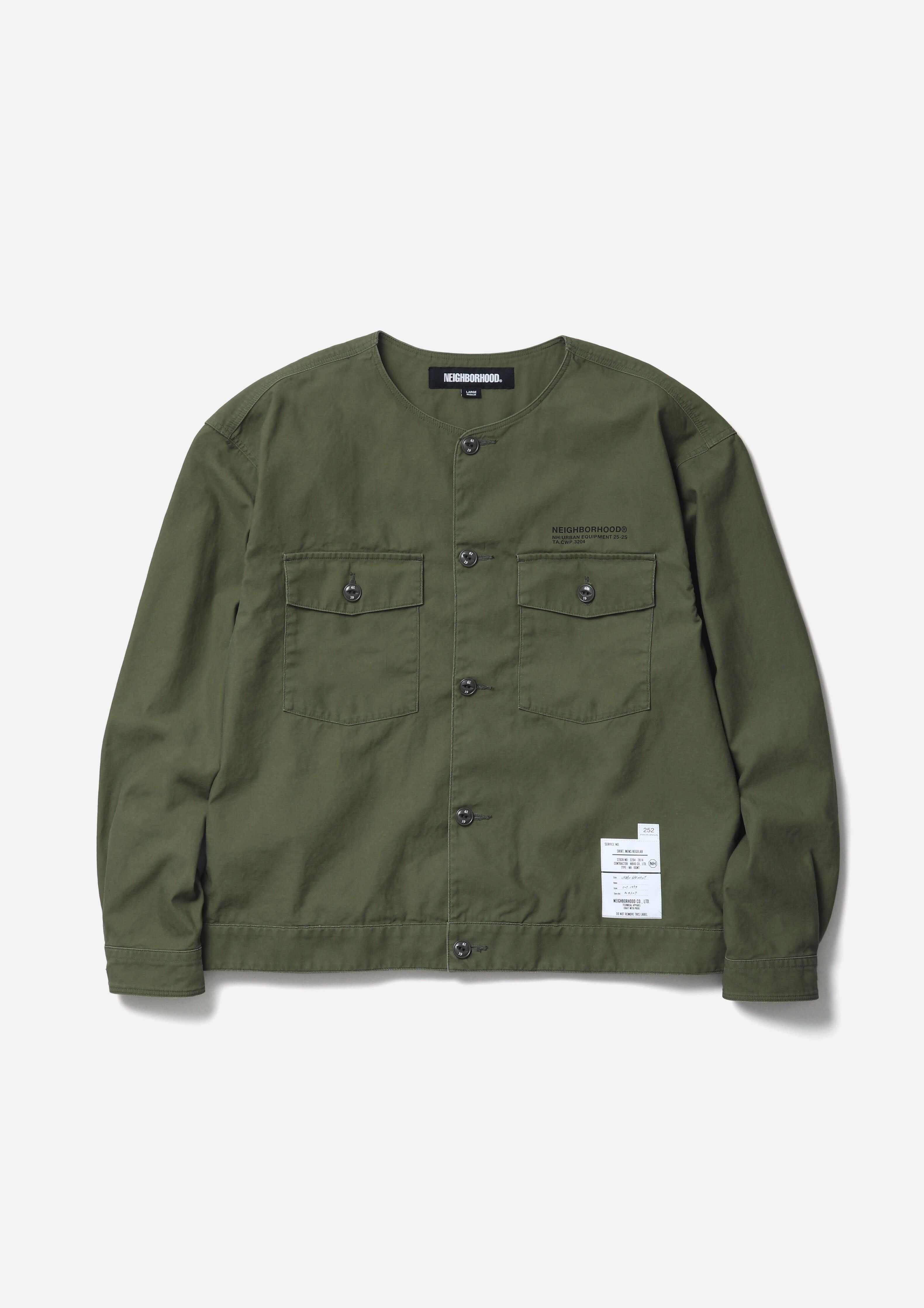 『代購商品』2025AW NEIGHBORHOOD NBHD NO COLLAR SHIRT LS 襯衫 252AQNH-SHM06