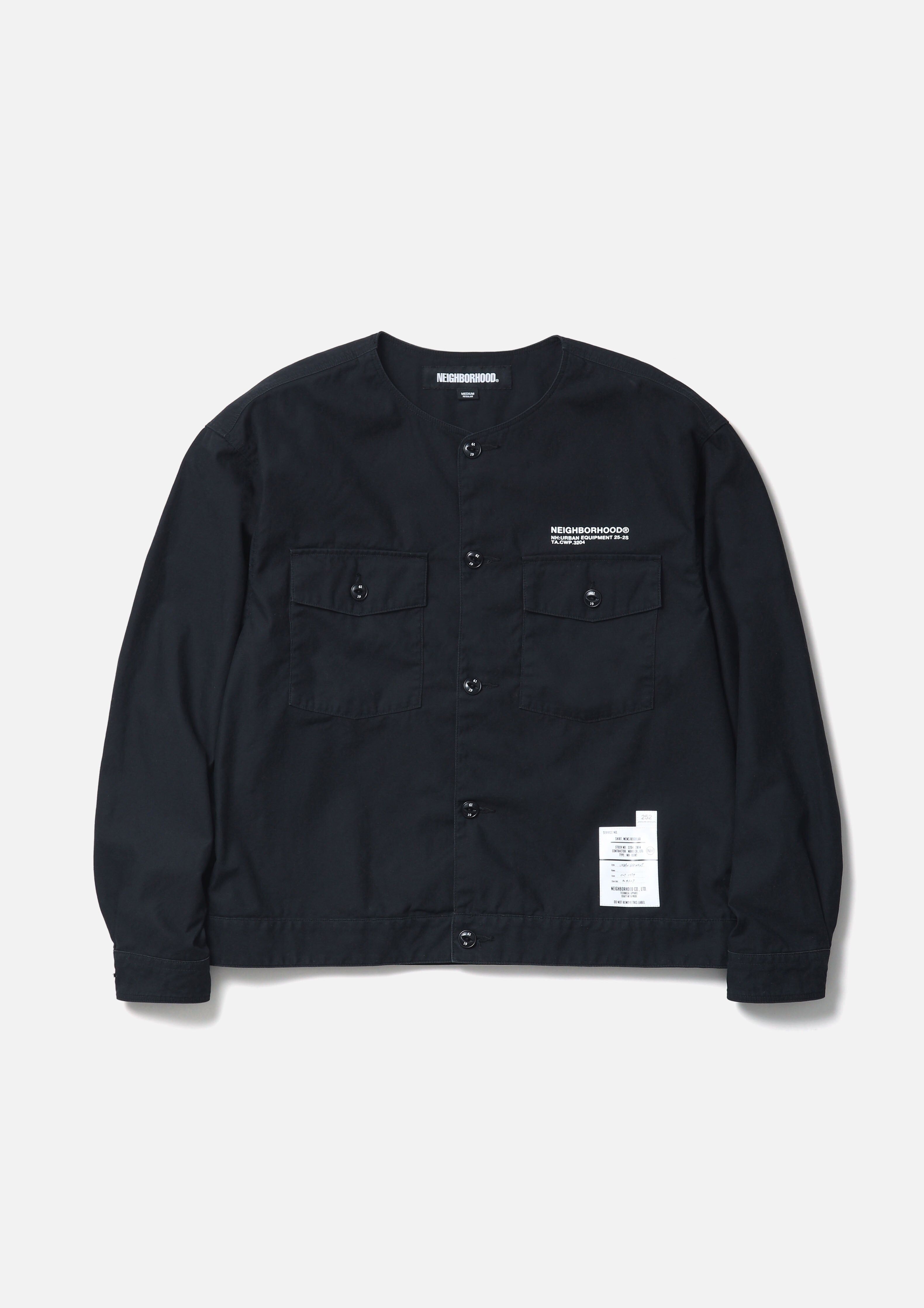 『代購商品』2025AW NEIGHBORHOOD NBHD NO COLLAR SHIRT LS 襯衫 252AQNH-SHM06
