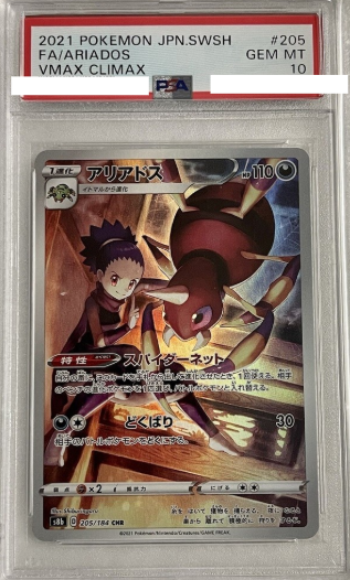 POKEMON JAPANESE S8B 205/184 CHR PSA10