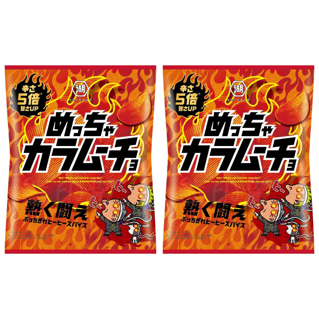 湖池屋5倍辛辣薯片 52g x 2 到期日2026.02.28