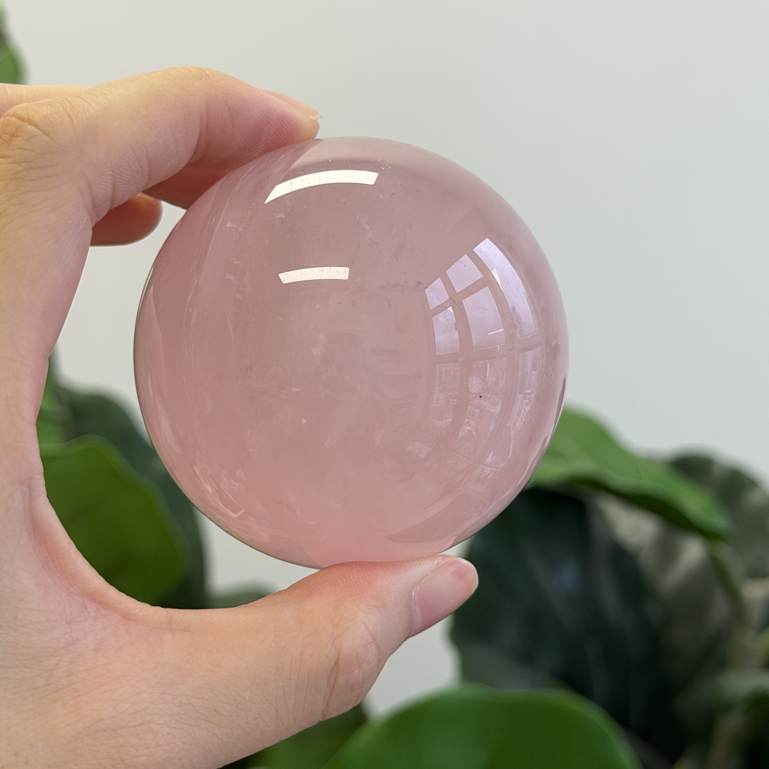 高級數粉晶球 6.4cm MP1700