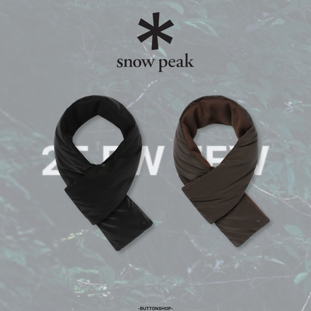 【現貨】snow peak Silky Padding Muffler 絲絨 圍脖 S25WUTWA03