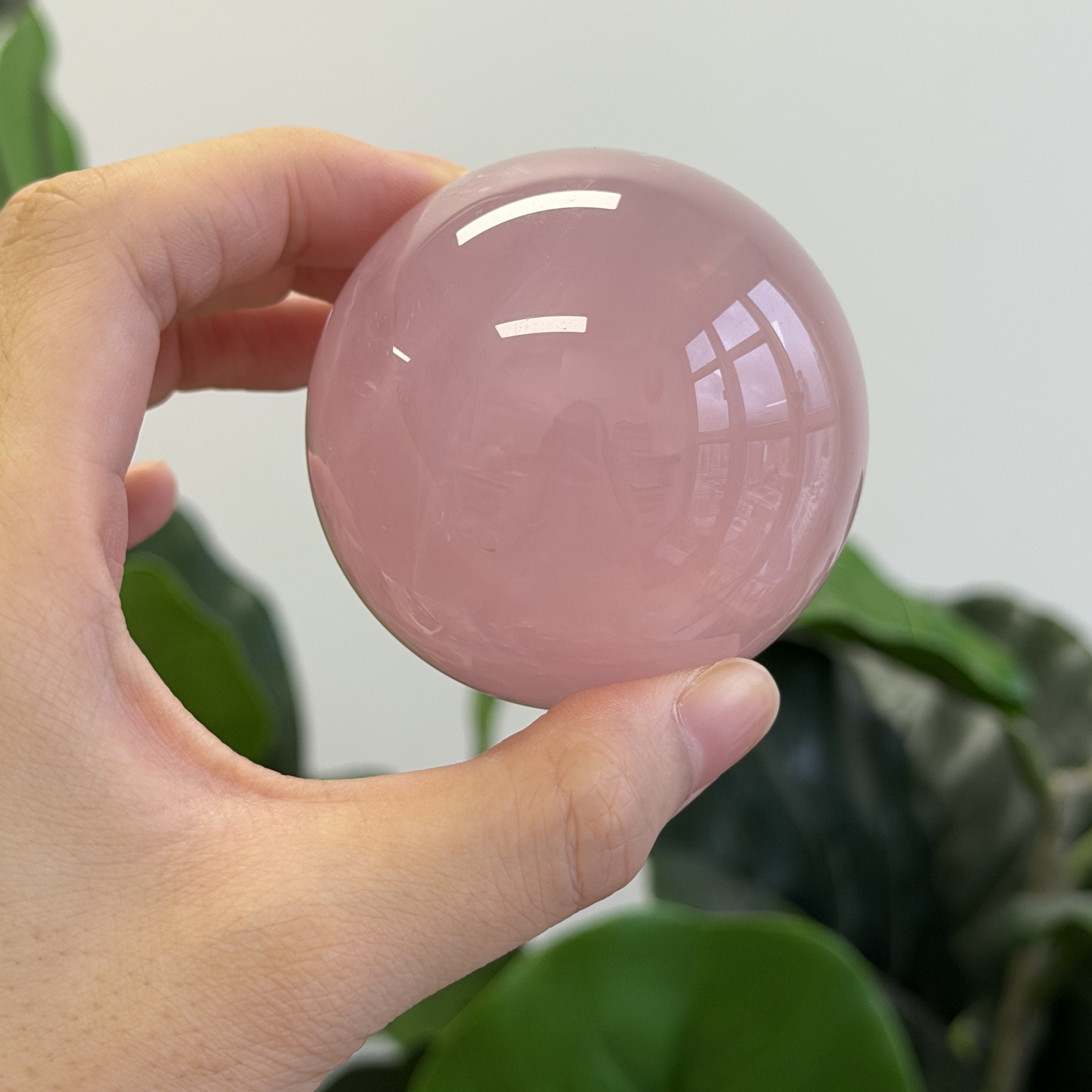 高級數粉晶球 6cm MP1698