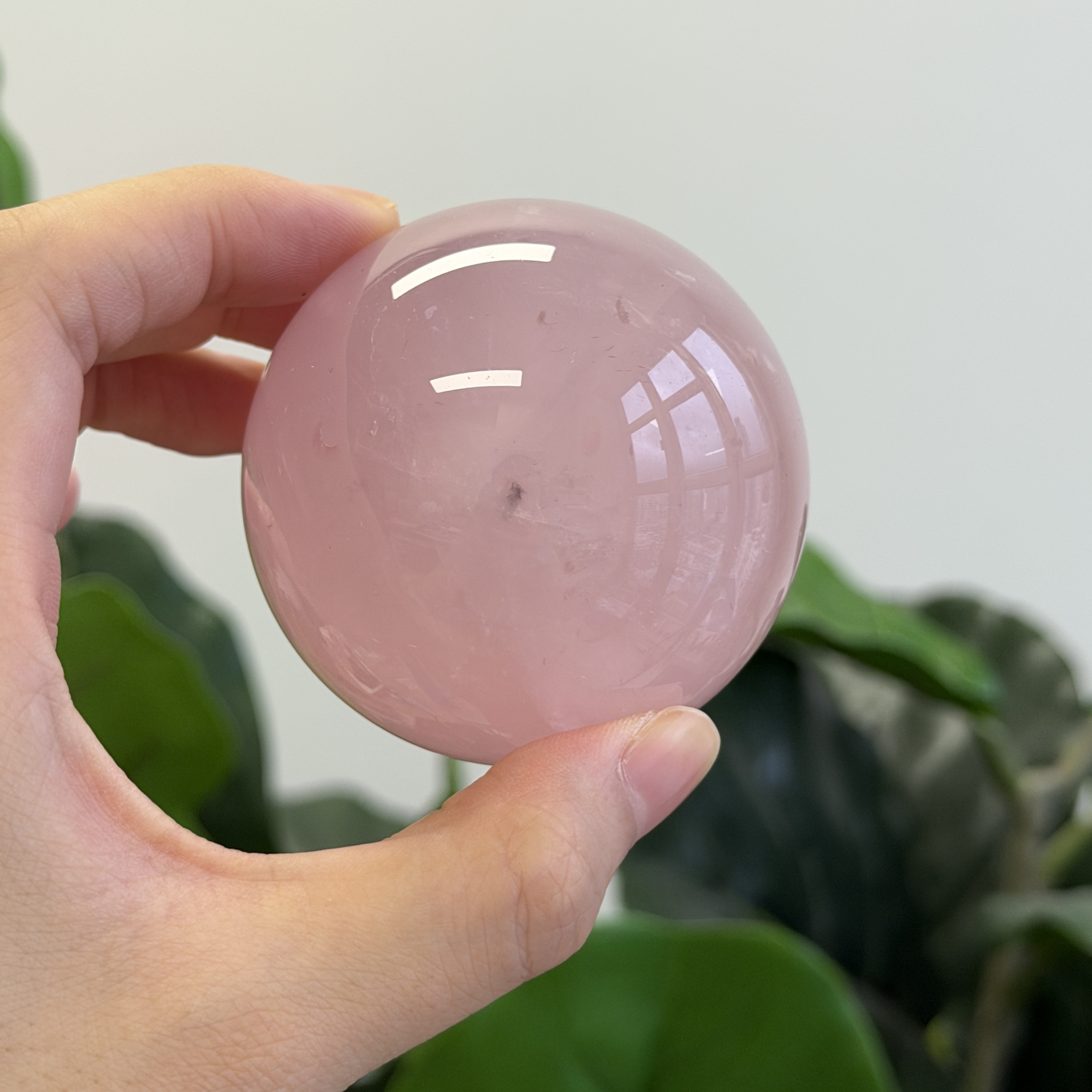 高級數粉晶球 6cm MP1698