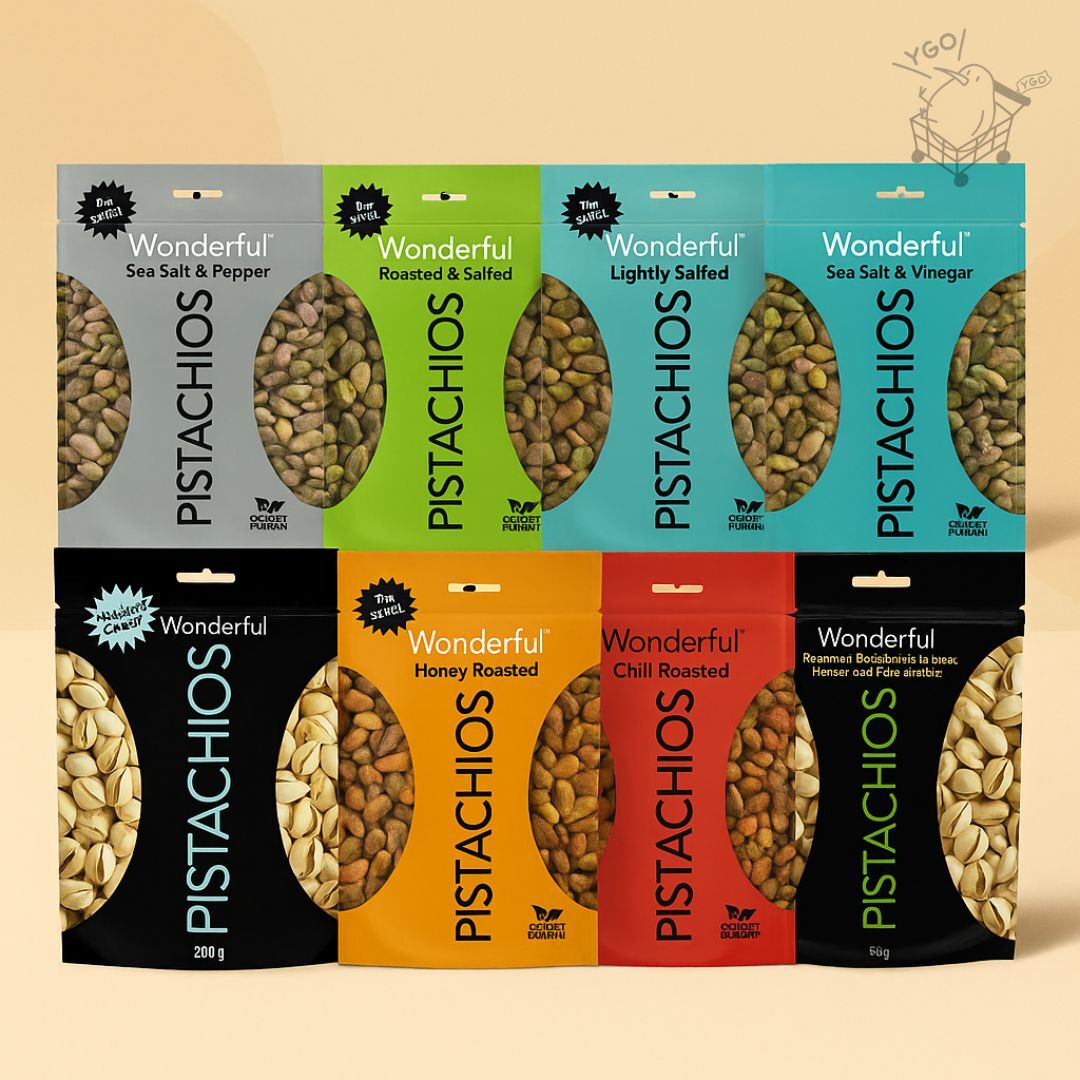 Canada Wonderful Pistachios 開心果系列 - 天然烘焙、香脆濃郁