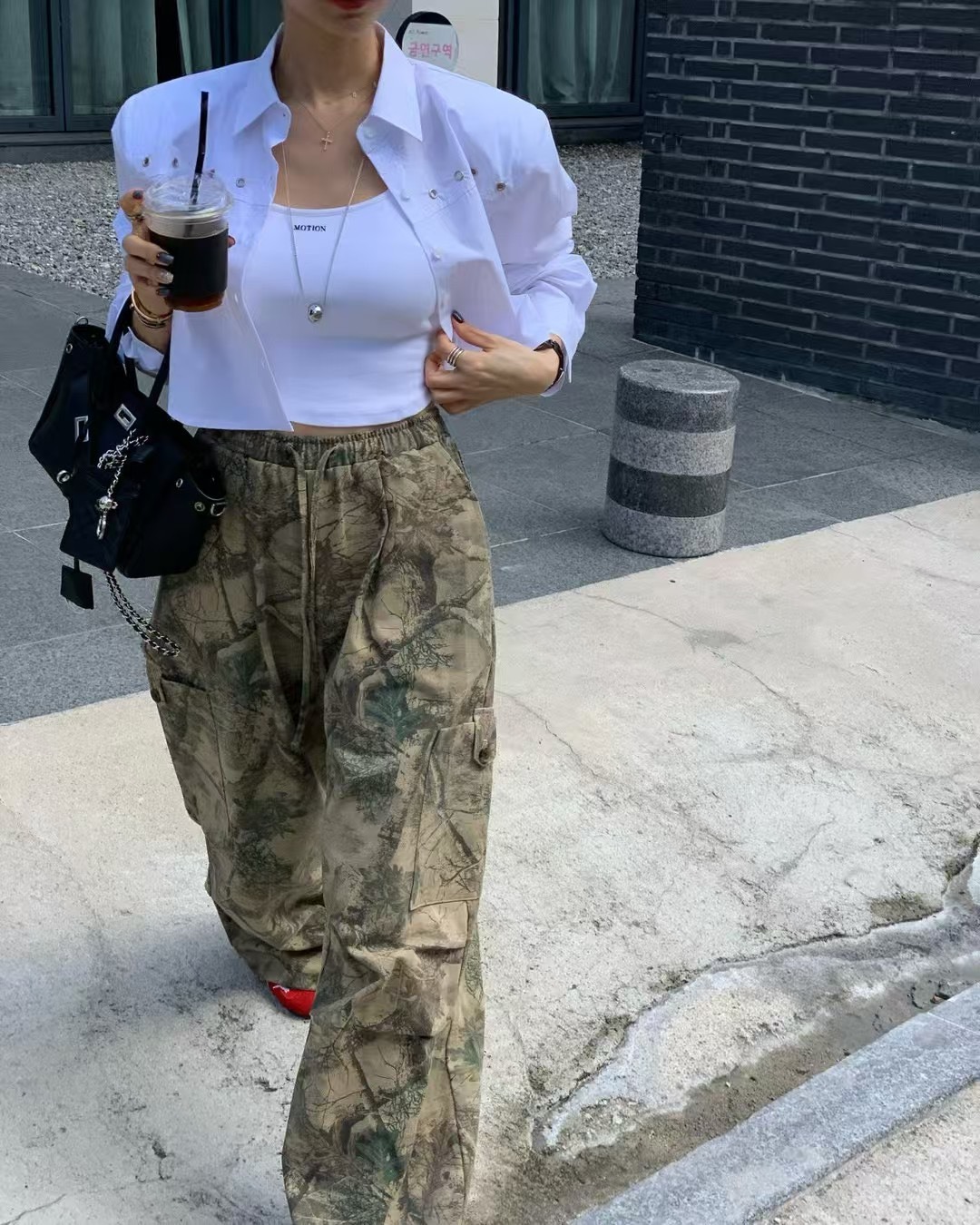 樹林綁帶工作褲