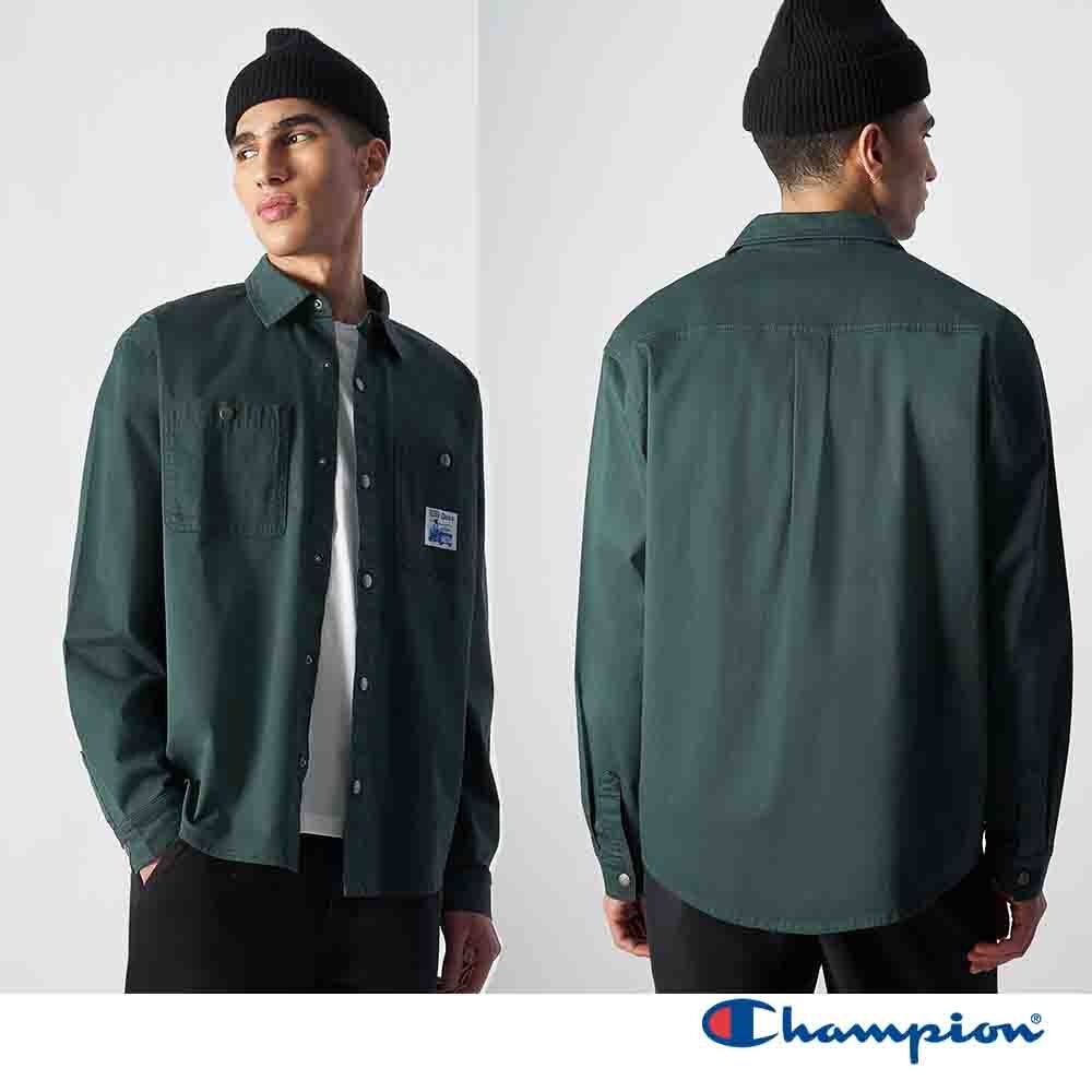 男款 -ROCHESTER寬版復刻卡車工作襯衫-綠/黑色（220508）