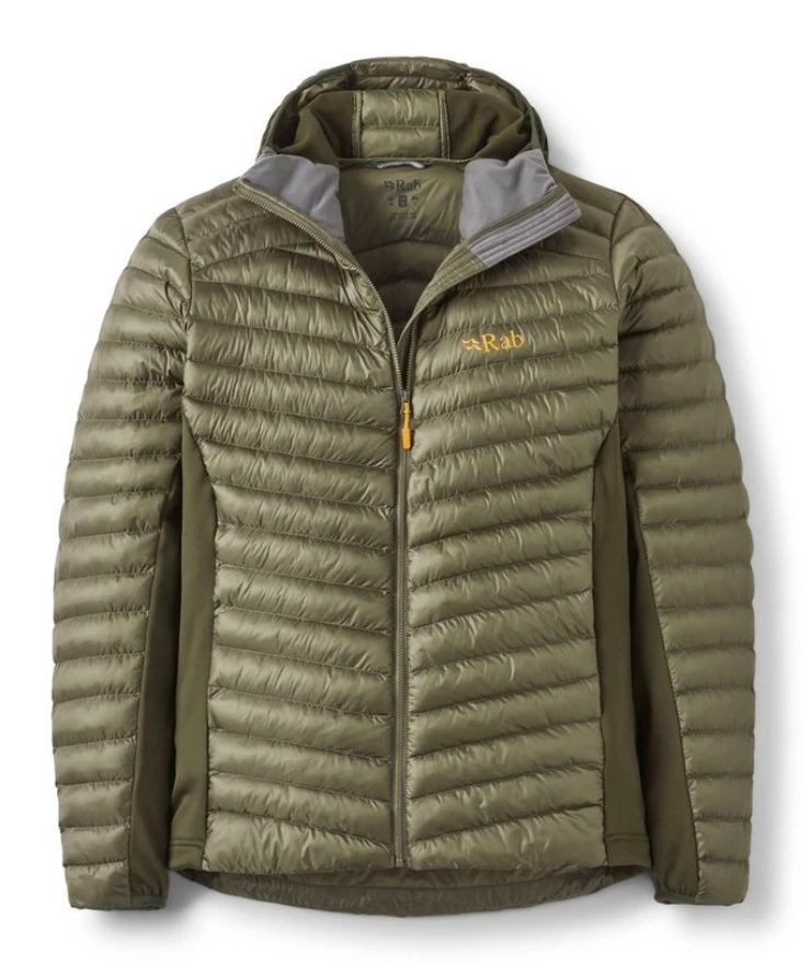 Rab Men's Cirrus Flex Insulated Hooded Jacket #QIP-31 ( Light Khaki/Army •  LKA )