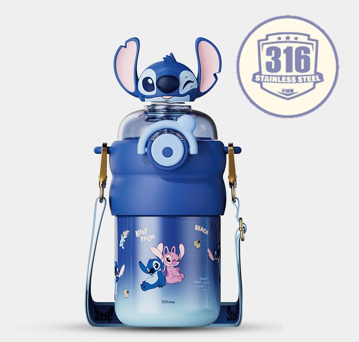 迪士尼史迪仔 |3D兒童吸管保溫杯