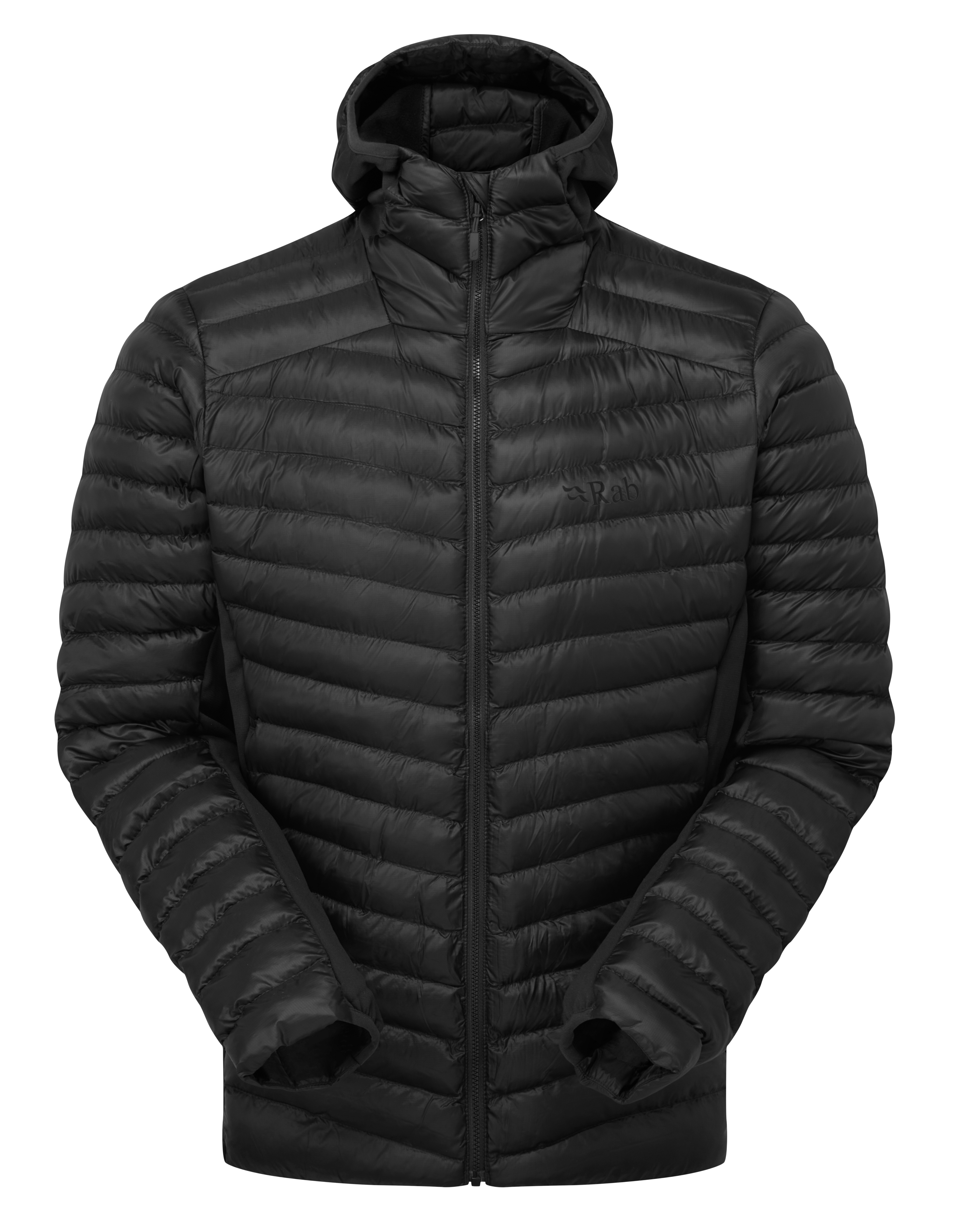 Rab Men's Cirrus Flex Insulated Hooded Jacket #QIP-31 ( Black •  BLK )