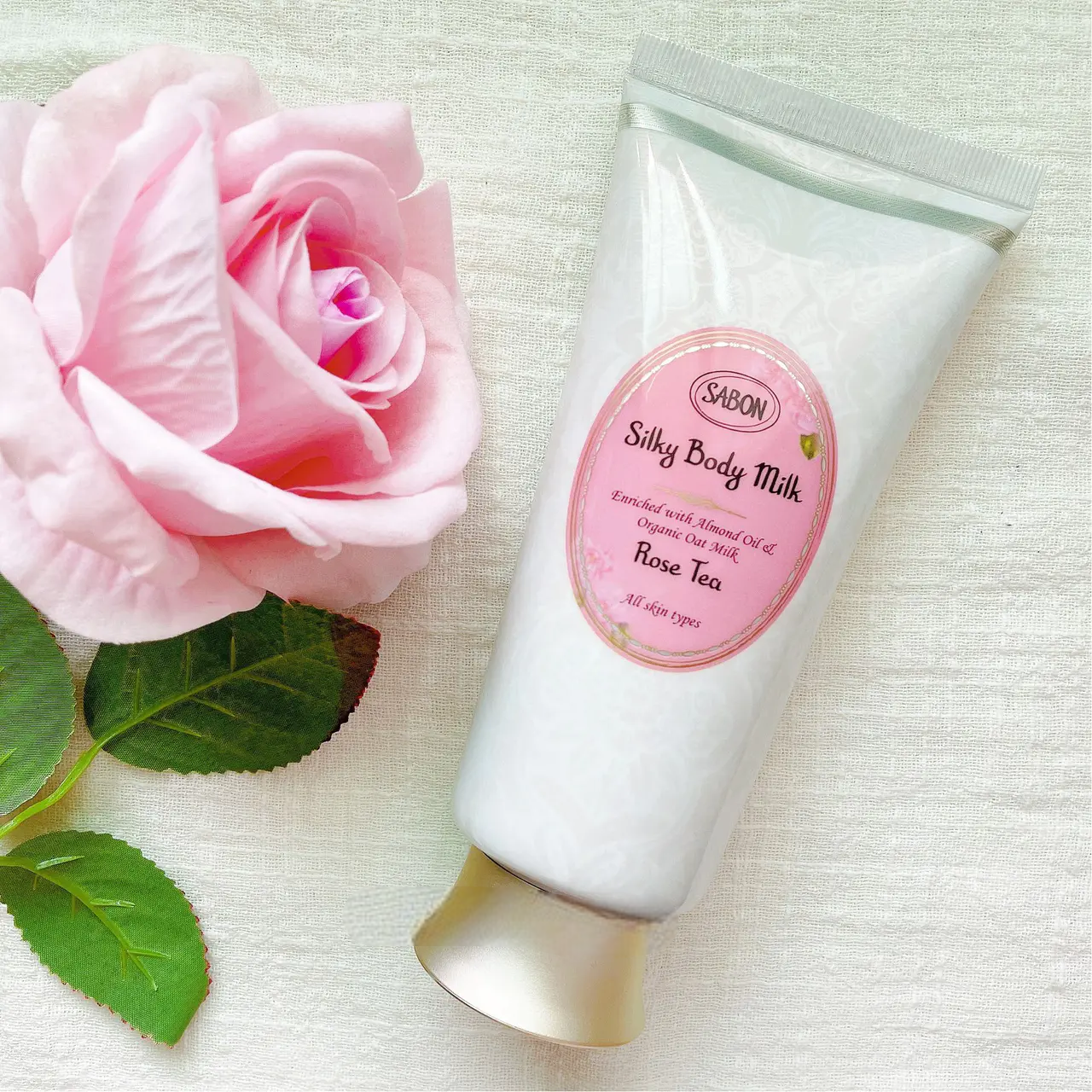 現 貨丨Sabon 玫瑰花茶杏仁燕麥絲滑身體乳 50ml